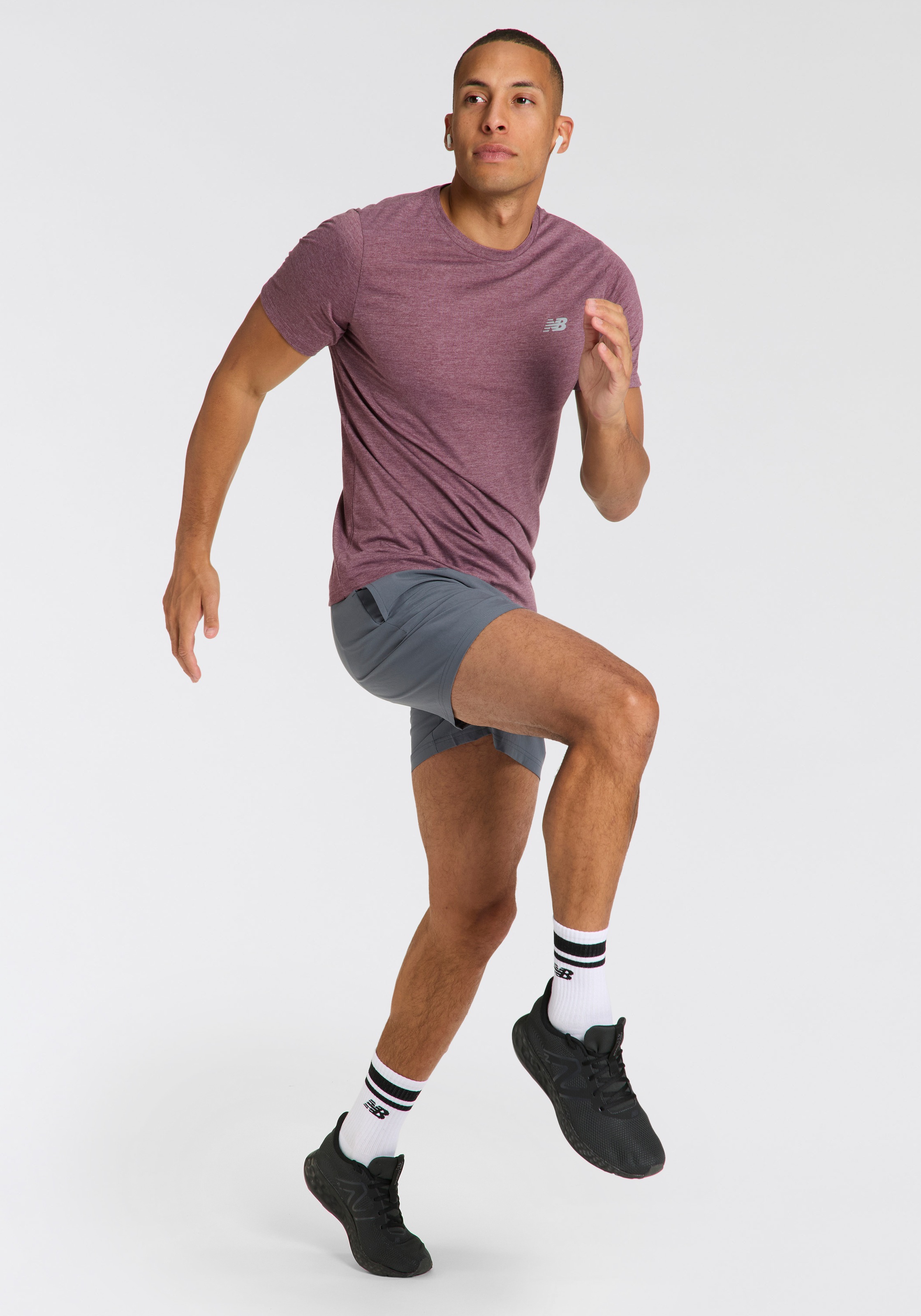 New Balance T-Shirt »Sport Essentials Heathertech T-Shirt«