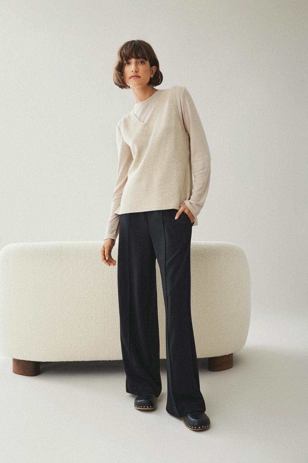 Vila Schlupfhose »VICLUA HW WIDE PANTS-NOOS«