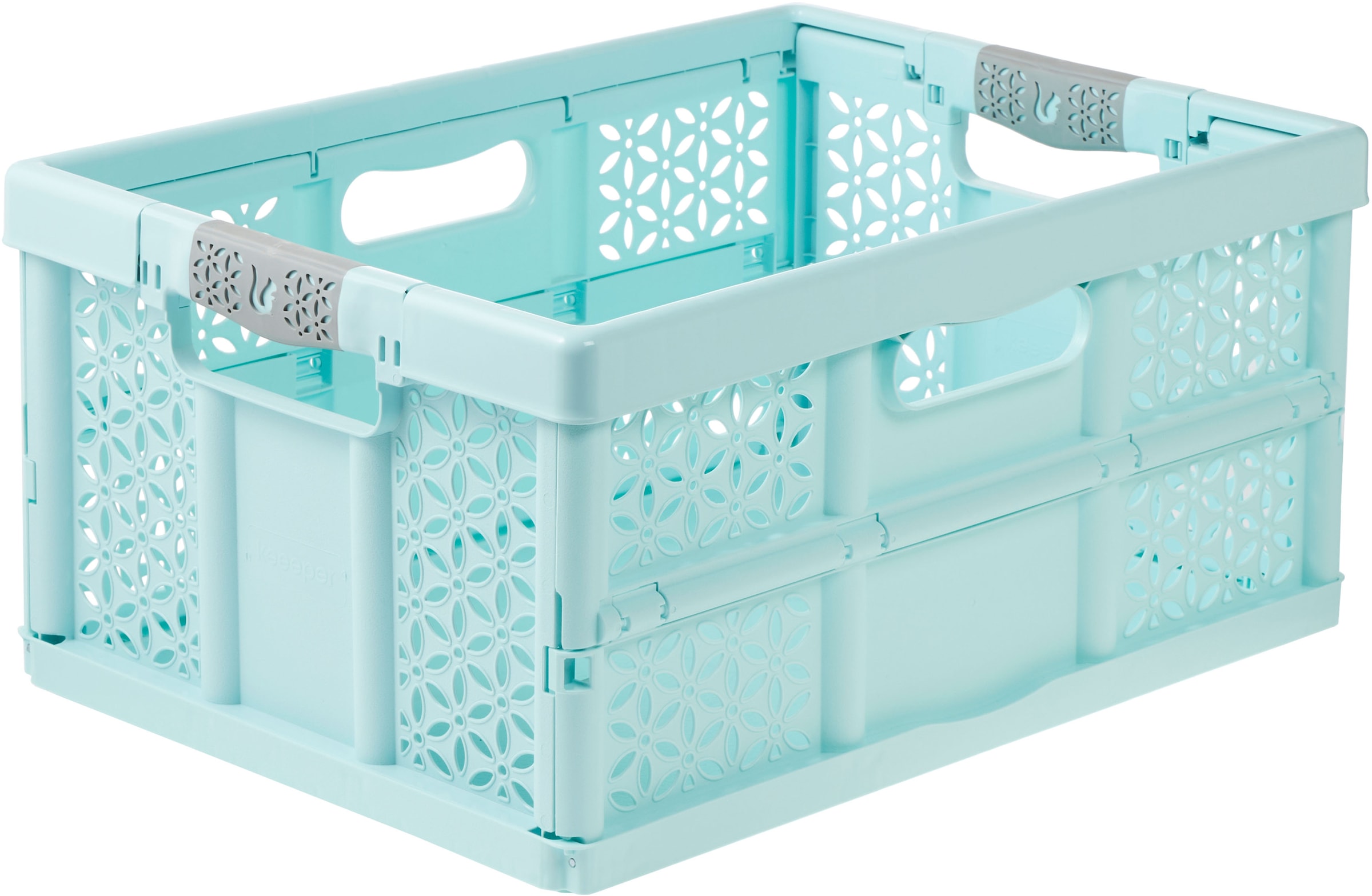 keeeper Klappbox »lea 32l und faltbarere Obst- und Gemüsebox nea 9l« Soft-Touch-Griffe, zusammenklappbar