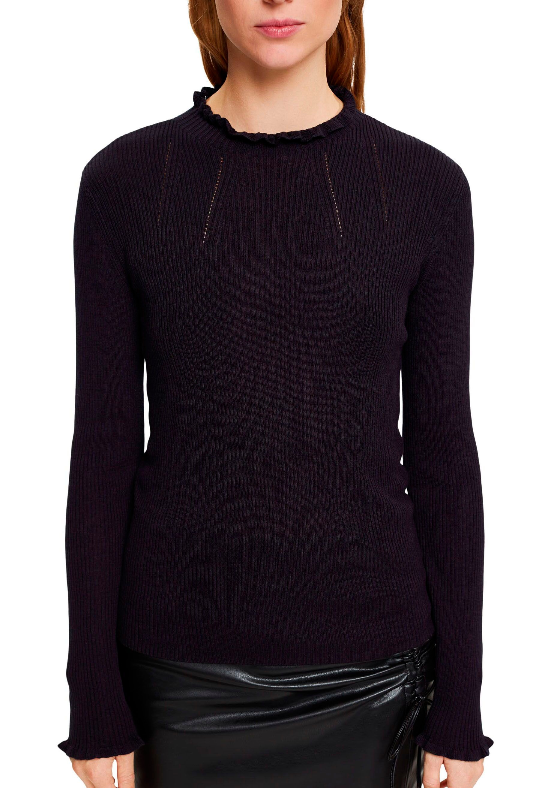 Esprit Collection Strickpullover, mit Rüschen kaufen