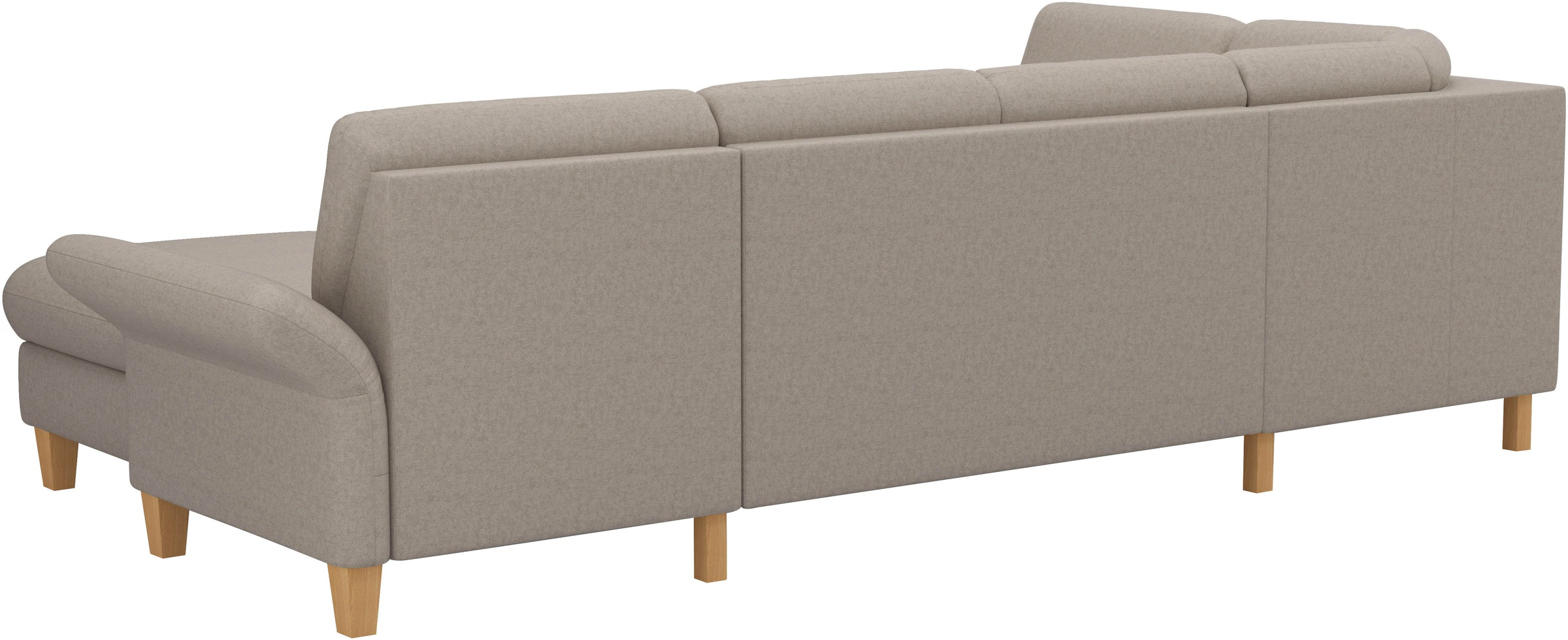 Home affaire Wohnlandschaft »Rochelle, U-Form« optional mit Armteilverstellung, mit Bettfunktion & Bettkasten