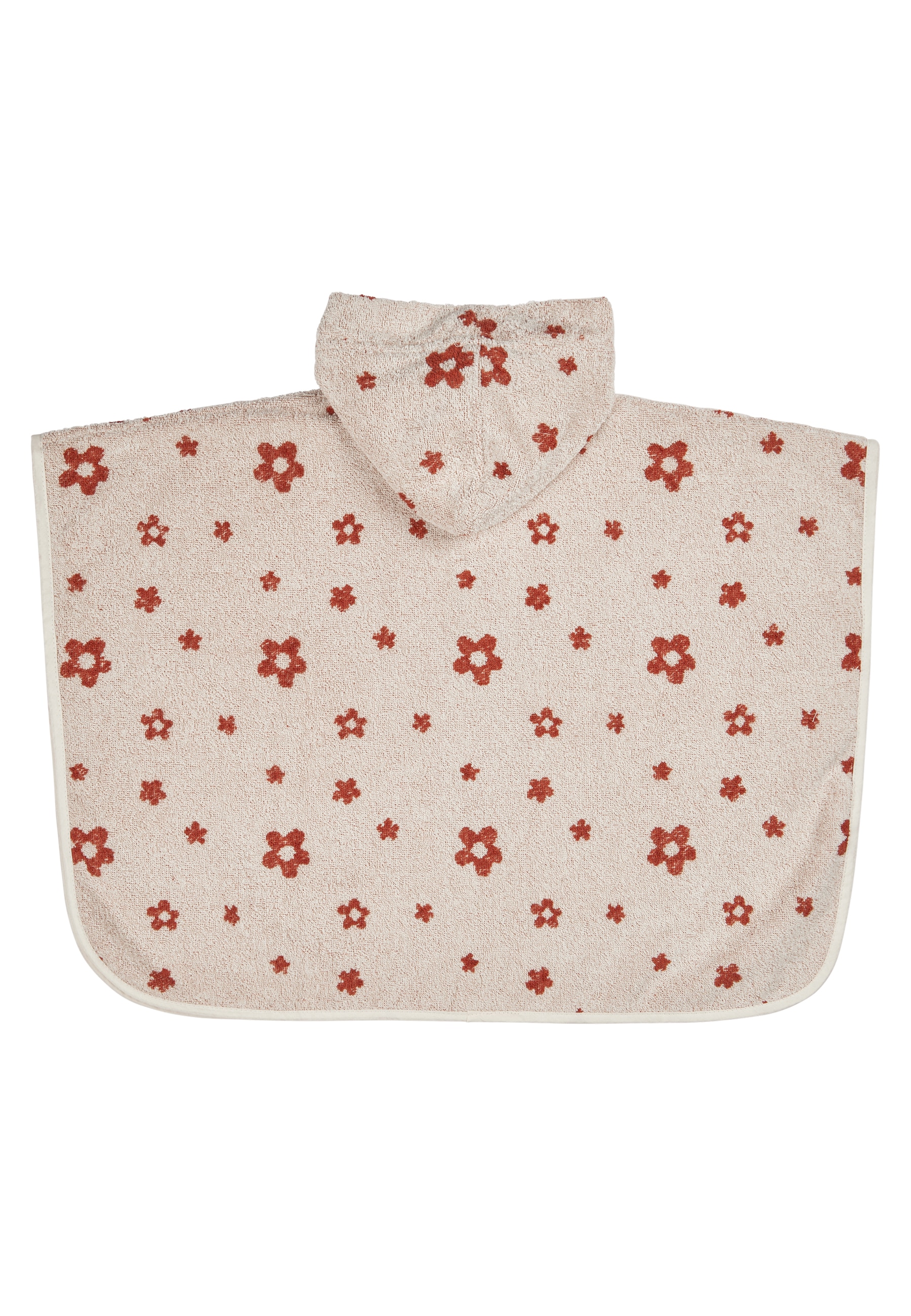 Sterntaler® Kapuzenhandtuch »Badeponcho BAUERNHOF Blumen«, (1 St.)