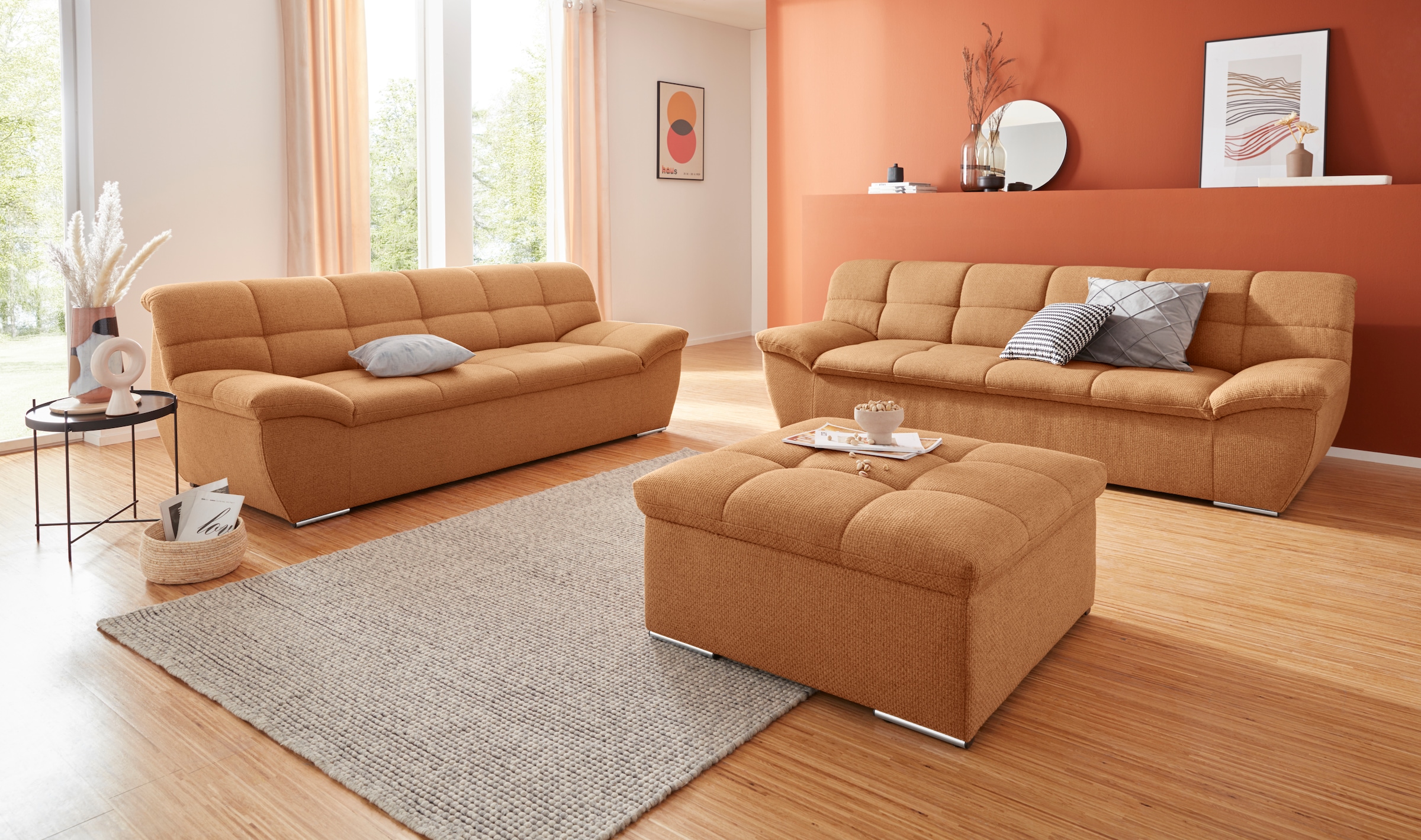 DOMO collection 2-Sitzer »Lagoa«, frei im Raum stellbar, in großer Farbauswahl
