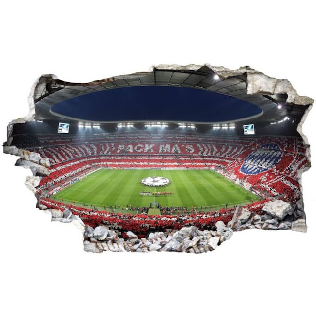 Stadion kaufen Rechnung »FCB Pack auf Ma\'s«, Wandtattoo Wall-Art St.) (1