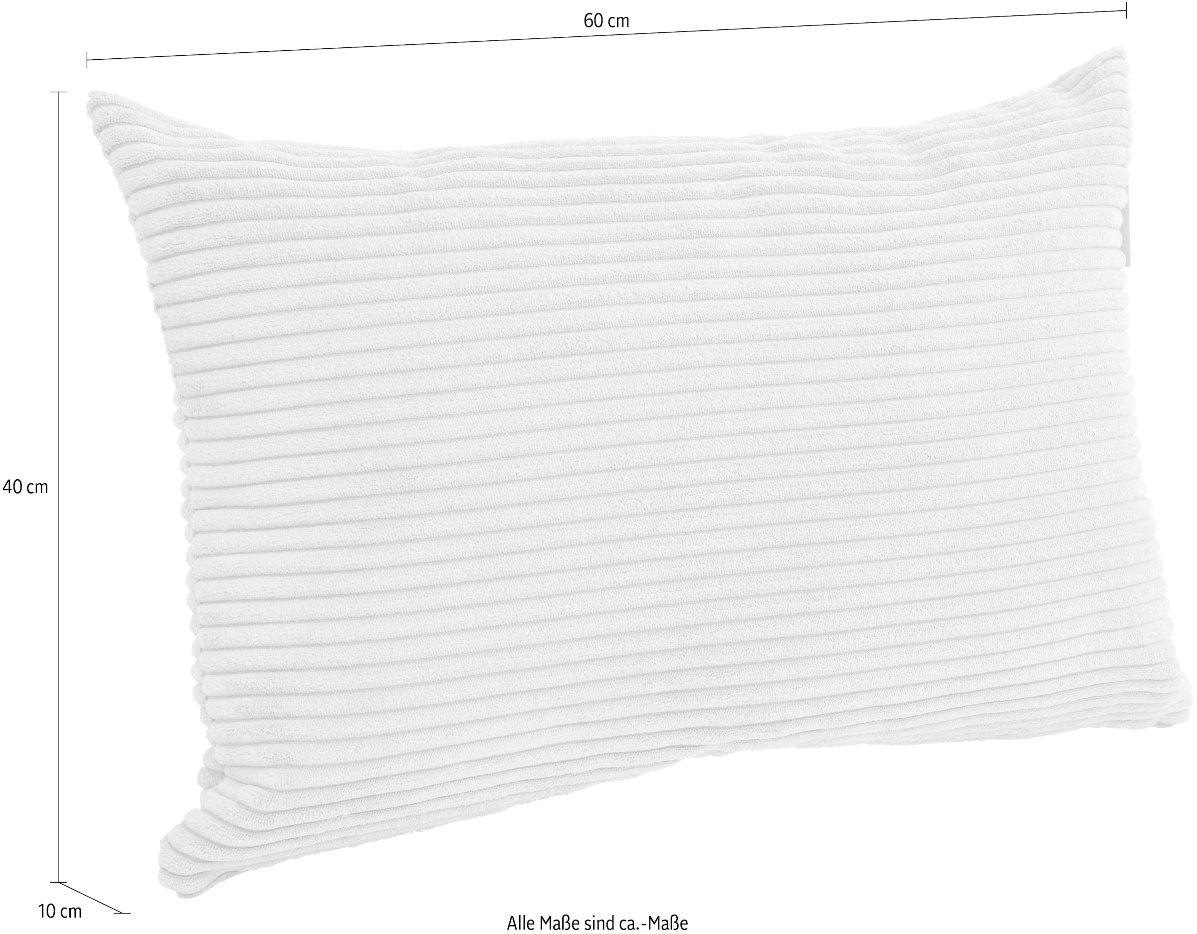 PAIDI Dekokissen »Cord in verschiedenen Ausführungen, Polyester, 60/40x40 cm« Zierkissen mit Füllung, abnehmbarer und waschbarer Bezug