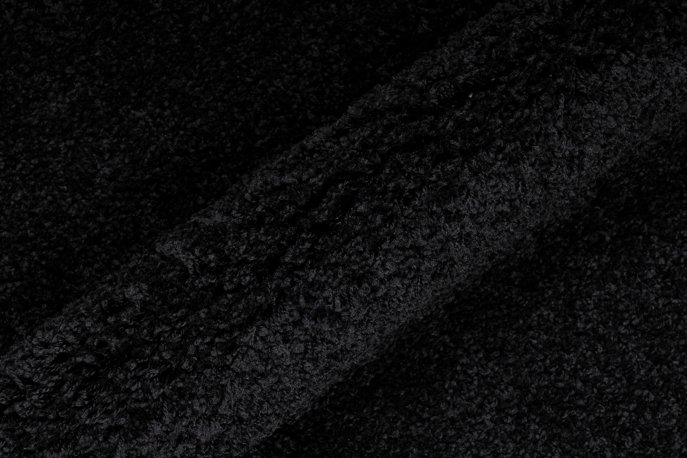 my home Teppich »Shaggy 30« rund 30 mm Höhe Teppich in Uni-Farben, besonders weich und kuschelig