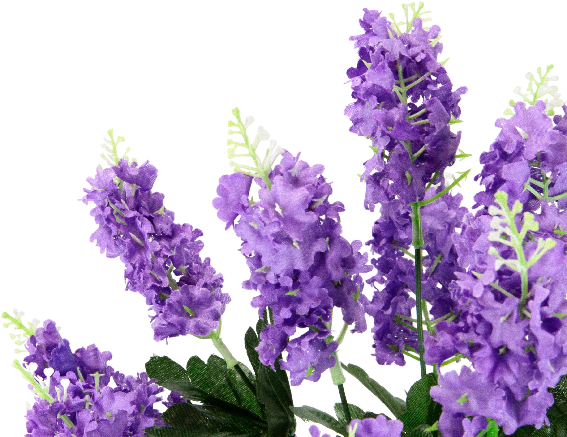 I.GE.A. Kunstblume »Fliederbusch«, 3er Set Hochzeitsdeko Dekoblume Frühling Glyzinien Wisteria Blauregen