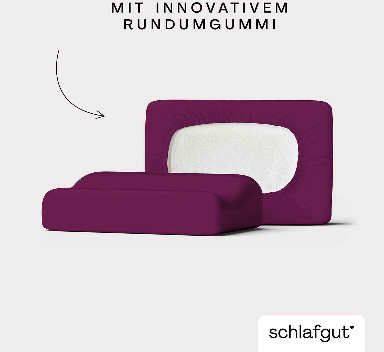 Schlafgut Kissenbezug »Pure flexibler Kissenbezug für Nackenstützkissen« Bio-Baumwolle mit Elasthan, mit Gummizug, bügelfrei