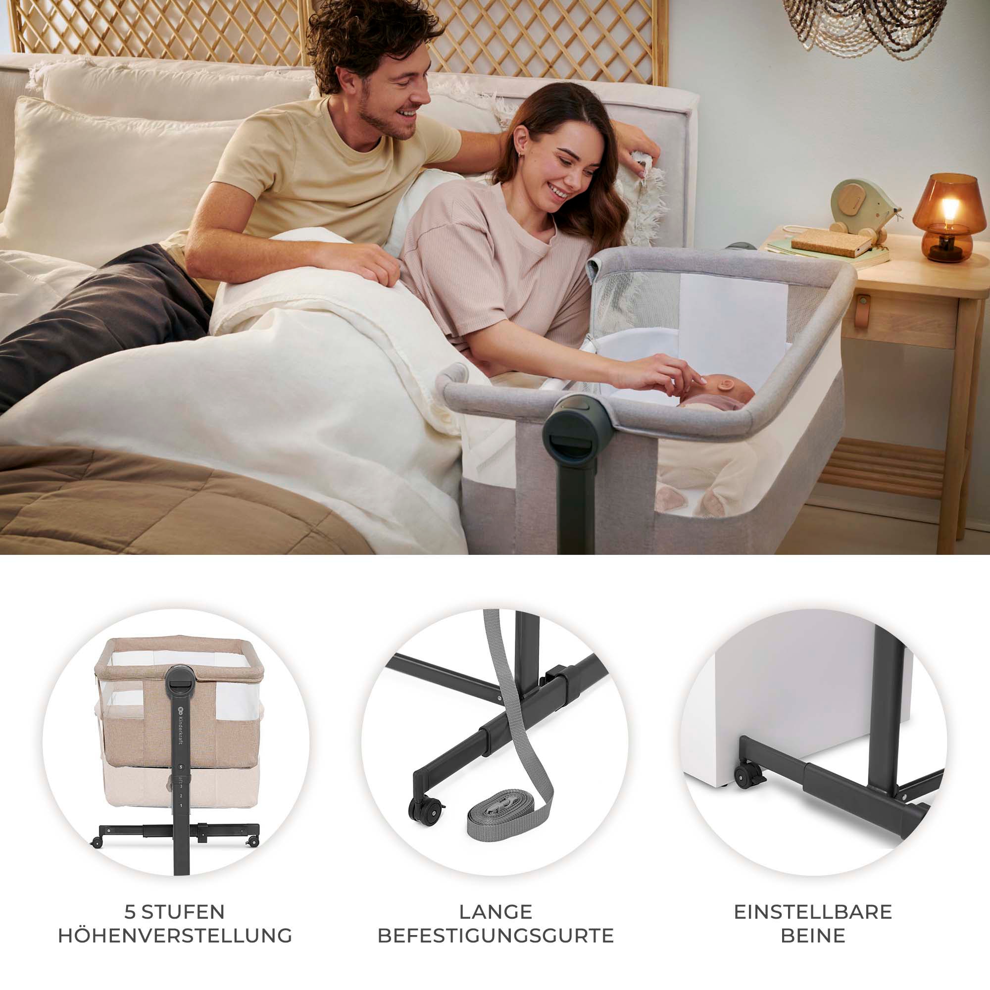 Kinderkraft Beistellbett »Neste Up 2«