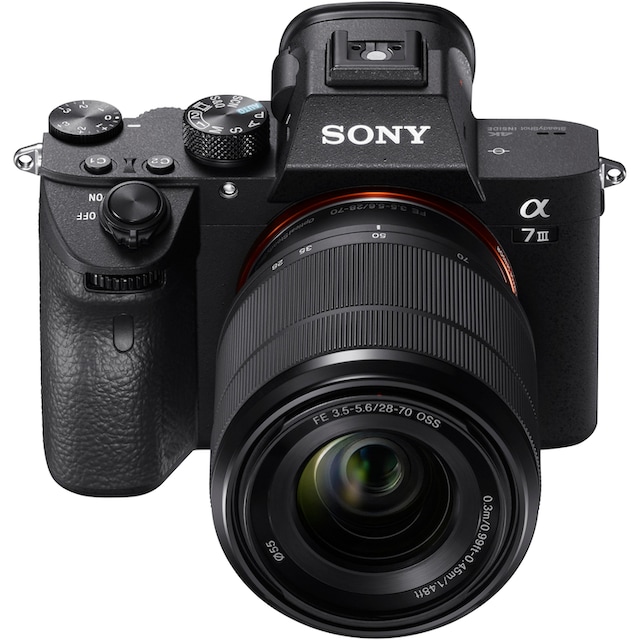 Sony Systemkamera »Alpha 7 III ILCE-7M3KB«, SEL-2870, 24,2 MP, WLAN  (Wi-Fi)-NFC bei