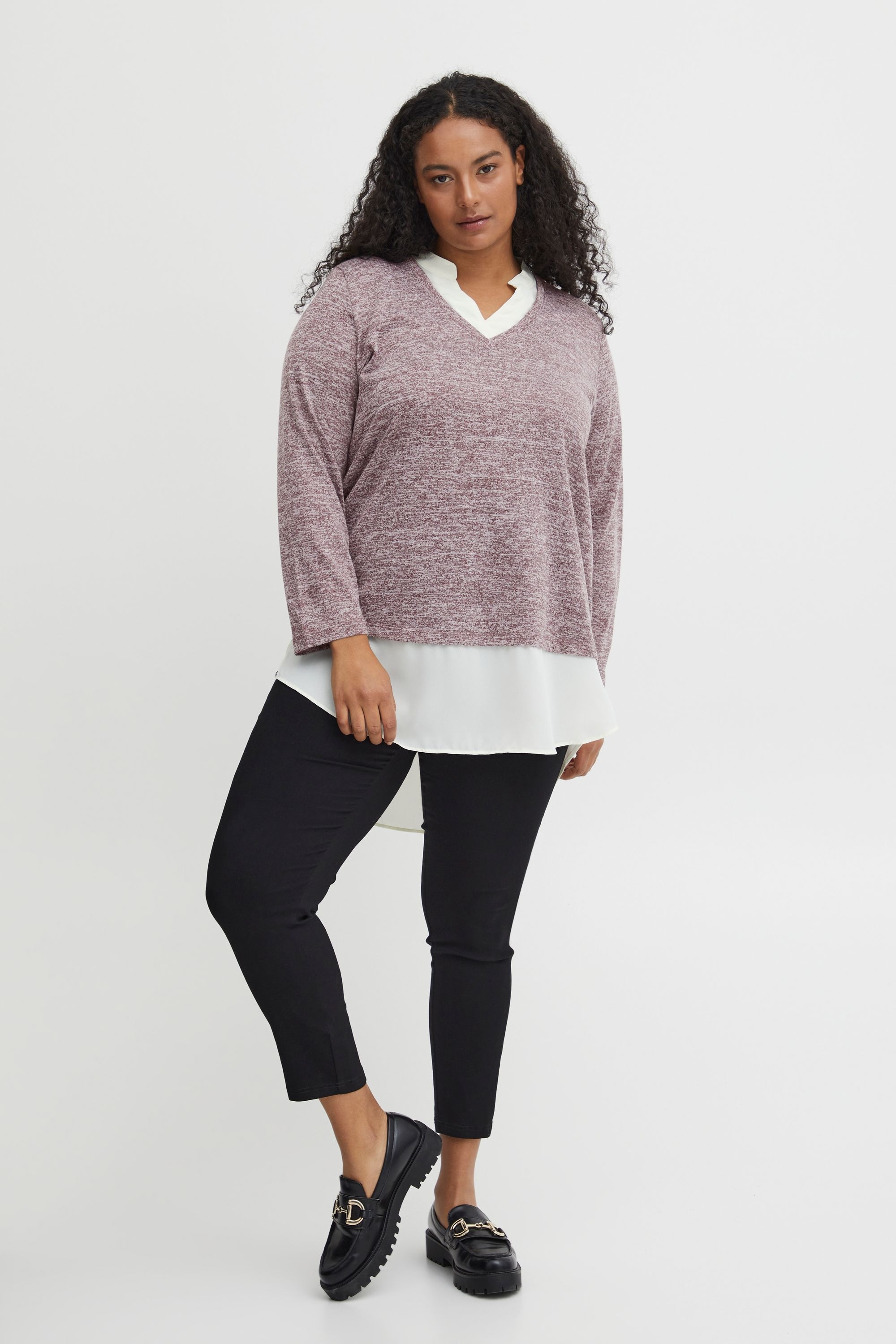 fransa Strickfleece-Pullover »Strickpullover FPRexan«