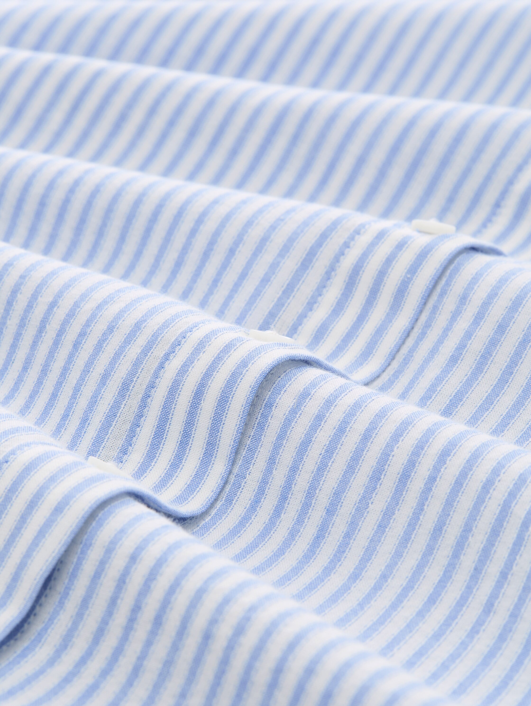 TOM TAILOR Denim Kurzarmbluse, mit Streifen-Design