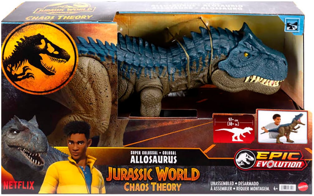 Mattel® Actionfigur »Jurassic World, Riesendino Allosaurus«, Länge ca. 97 cm