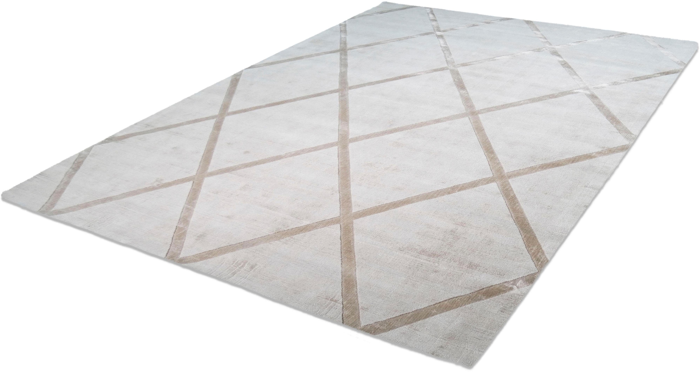 my home Teppich »Blerina«, rechteckig, 13 mm Höhe, elegant glänzender Kurzflorteppich in Seiden-Optik