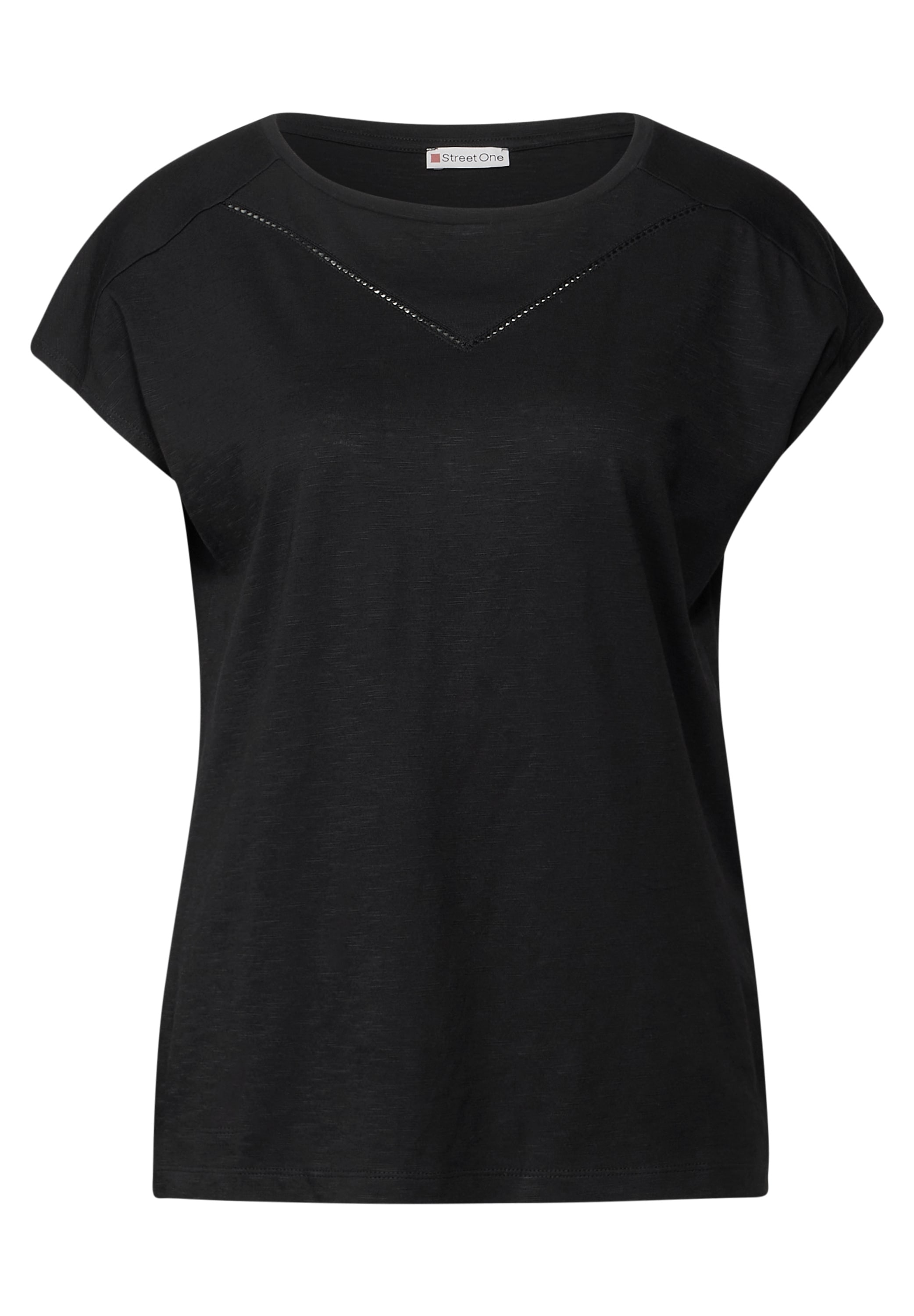 STREET ONE Shirttop, mit Deko-Tape