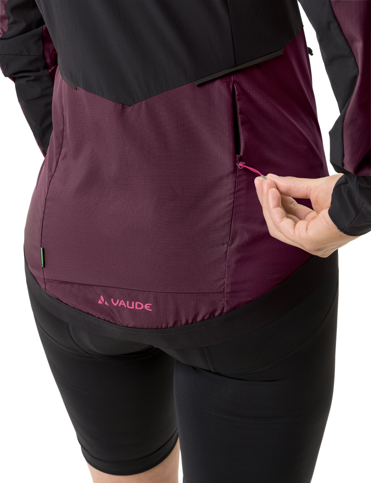 VAUDE Fahrradjacke besonders geringes Gewicht, kleines Packmaß, winddicht, atmungsaktiv
