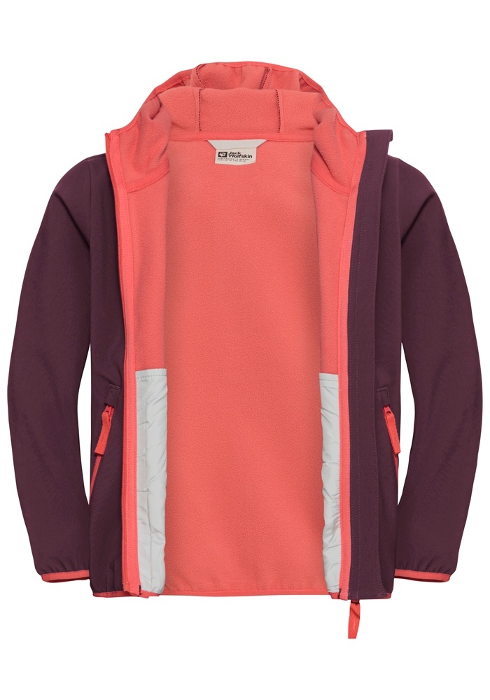 Jack Wolfskin »FOURWINDS JACKET KIDS« mit Kapuze
