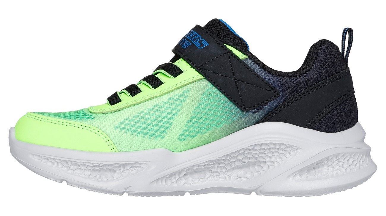 Skechers Sneaker »SKECHERS METEOR-LIGHTS«, Klettschuh mit Blinkfunktion, Größenschablone zum Download