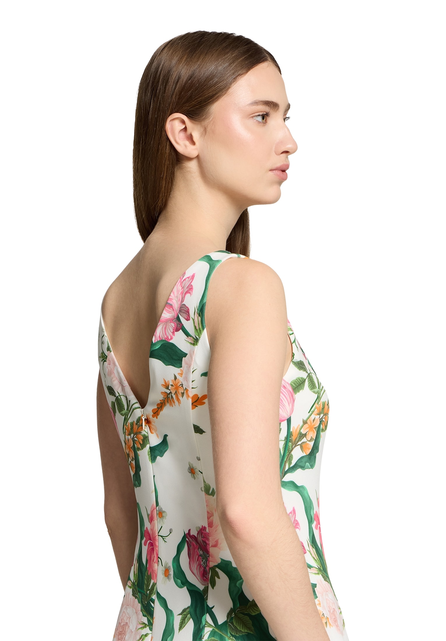 Vera Mont Sommerkleid »Blumenkleid mit Kellerfalten«