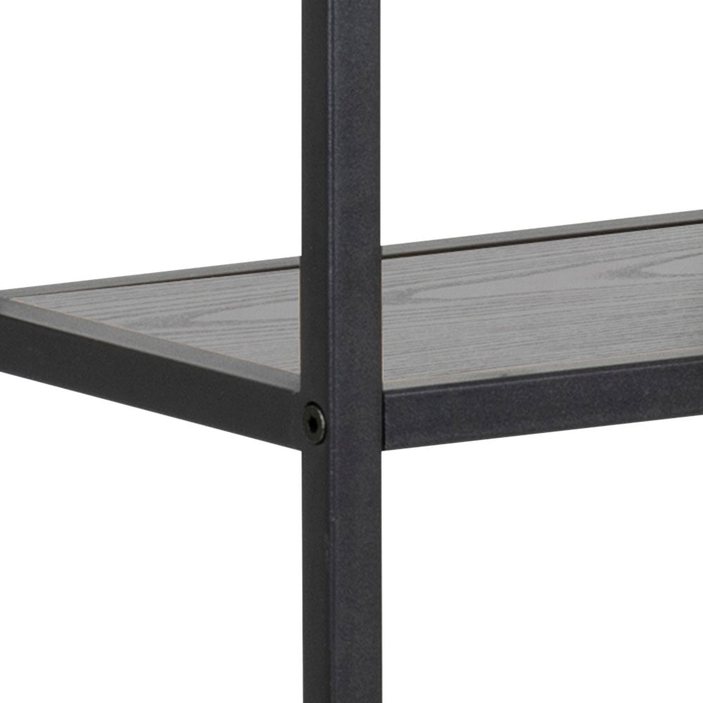 ACTONA GROUP Wandregal, Metallgestell im Industrie-Look, 3 Einlegeböden, asymmetrische Details