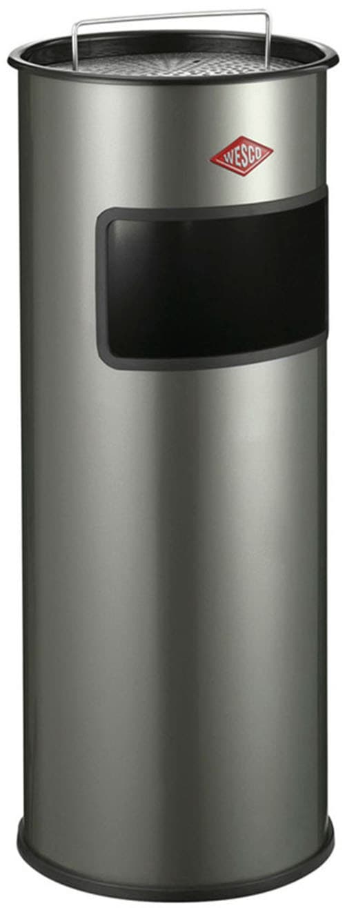 WESCO Aschenbecher 1 Behälter Standascher mit Sieb, 24 Liter