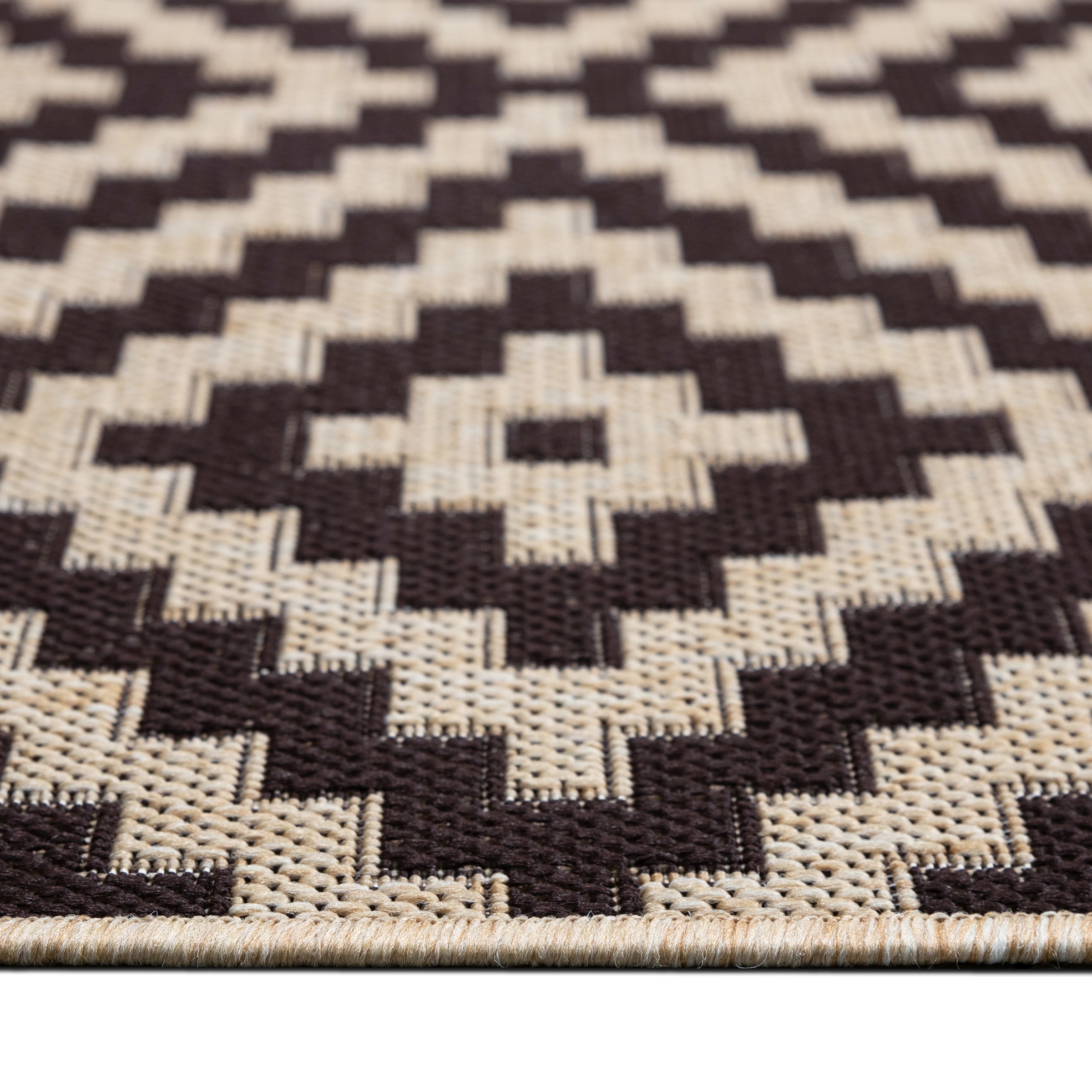 my home Teppich »Cordoba auch als Läufer erhältlich«, rechteckig, 3 mm Höhe, In- und Outdoor geeignet, Sisal-Optik, Wetterfest & UV-beständig, Boho