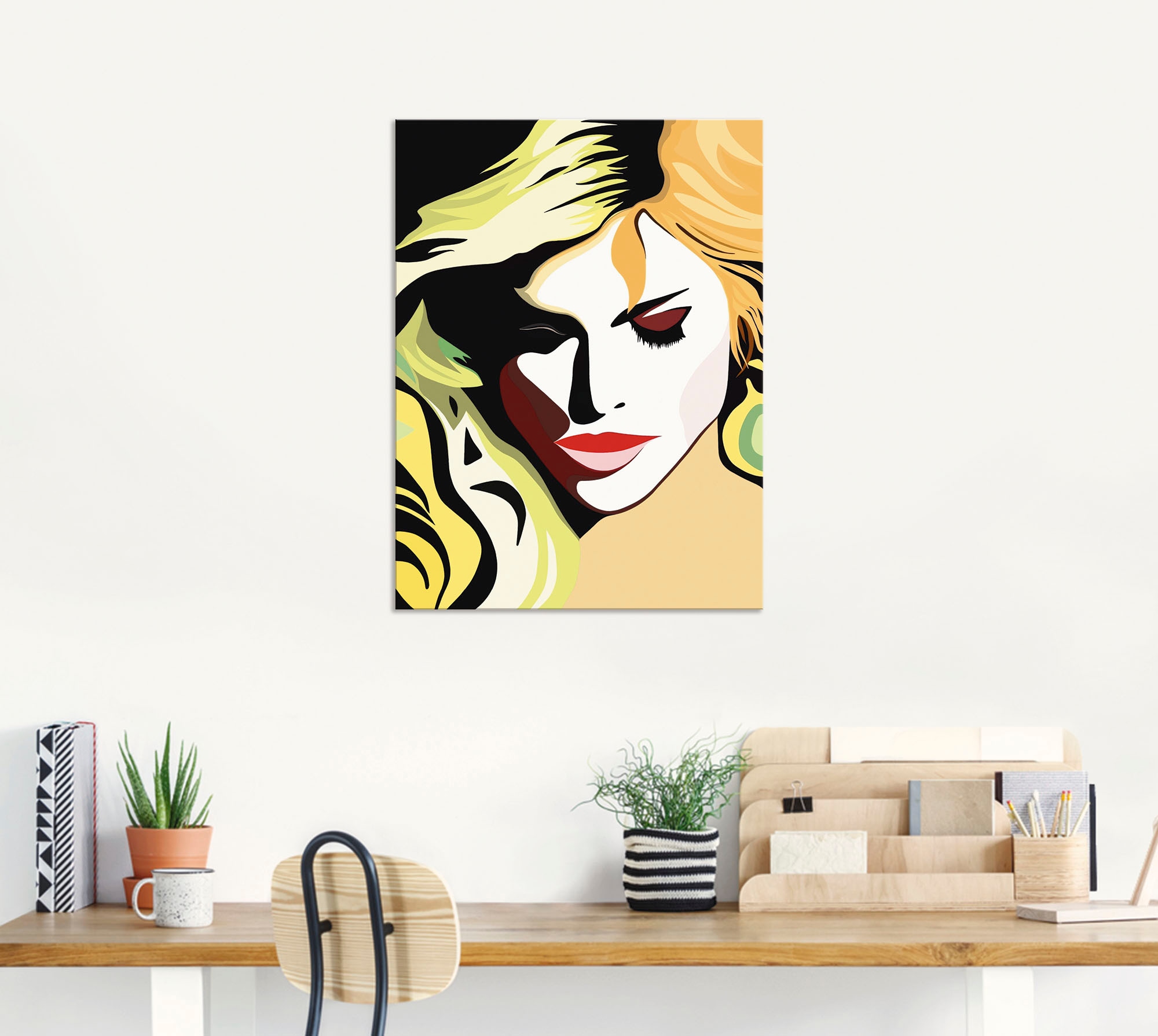 Artland Wandbild »Schöne Frau« Frau 1 Stk. tlg. als Alubild, Leinwandbild in verschied. Größen