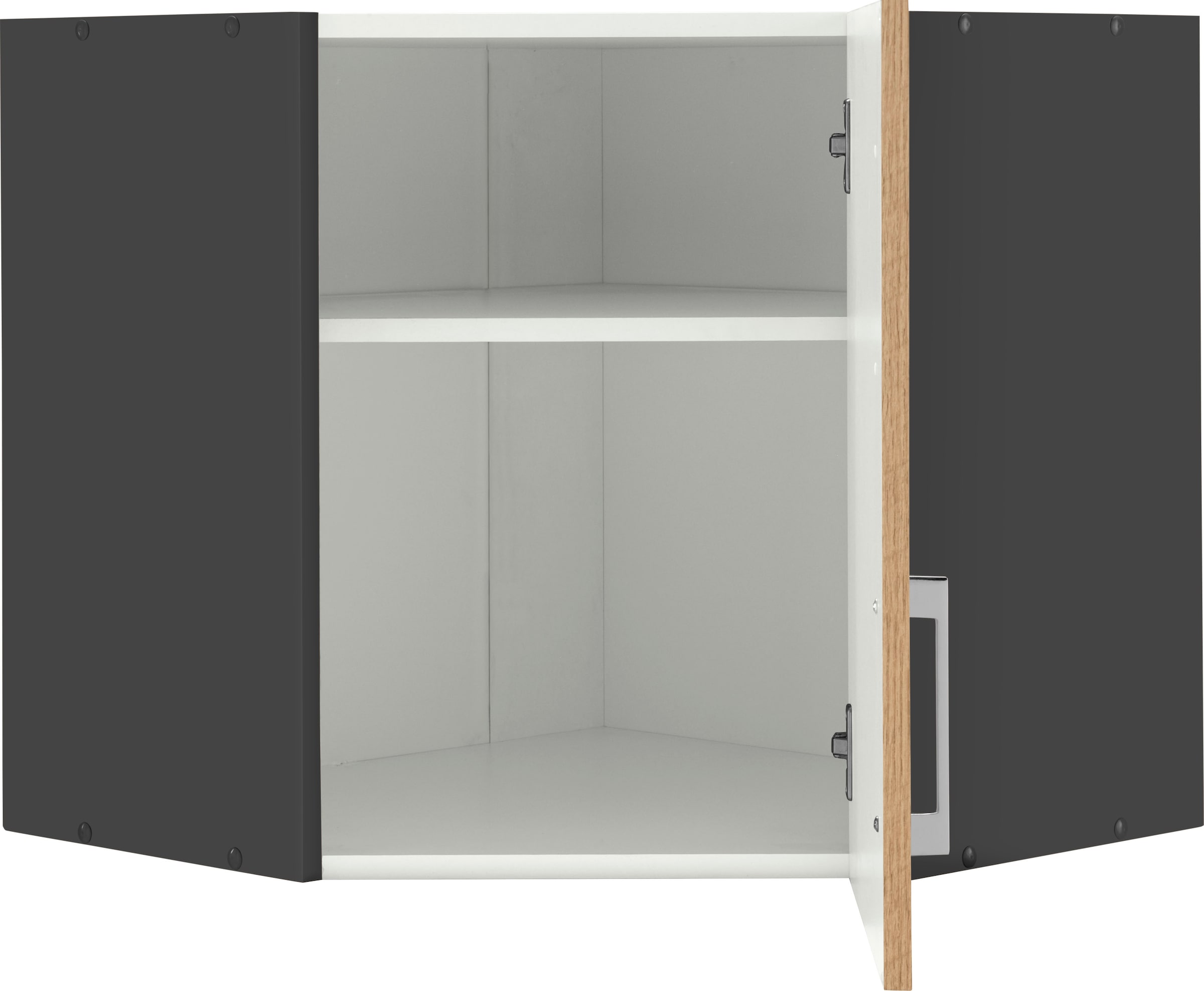 KOCHSTATION Eckhängeschrank »KS-Colmar«, 60 x 60 cm, mit Metallgriff
