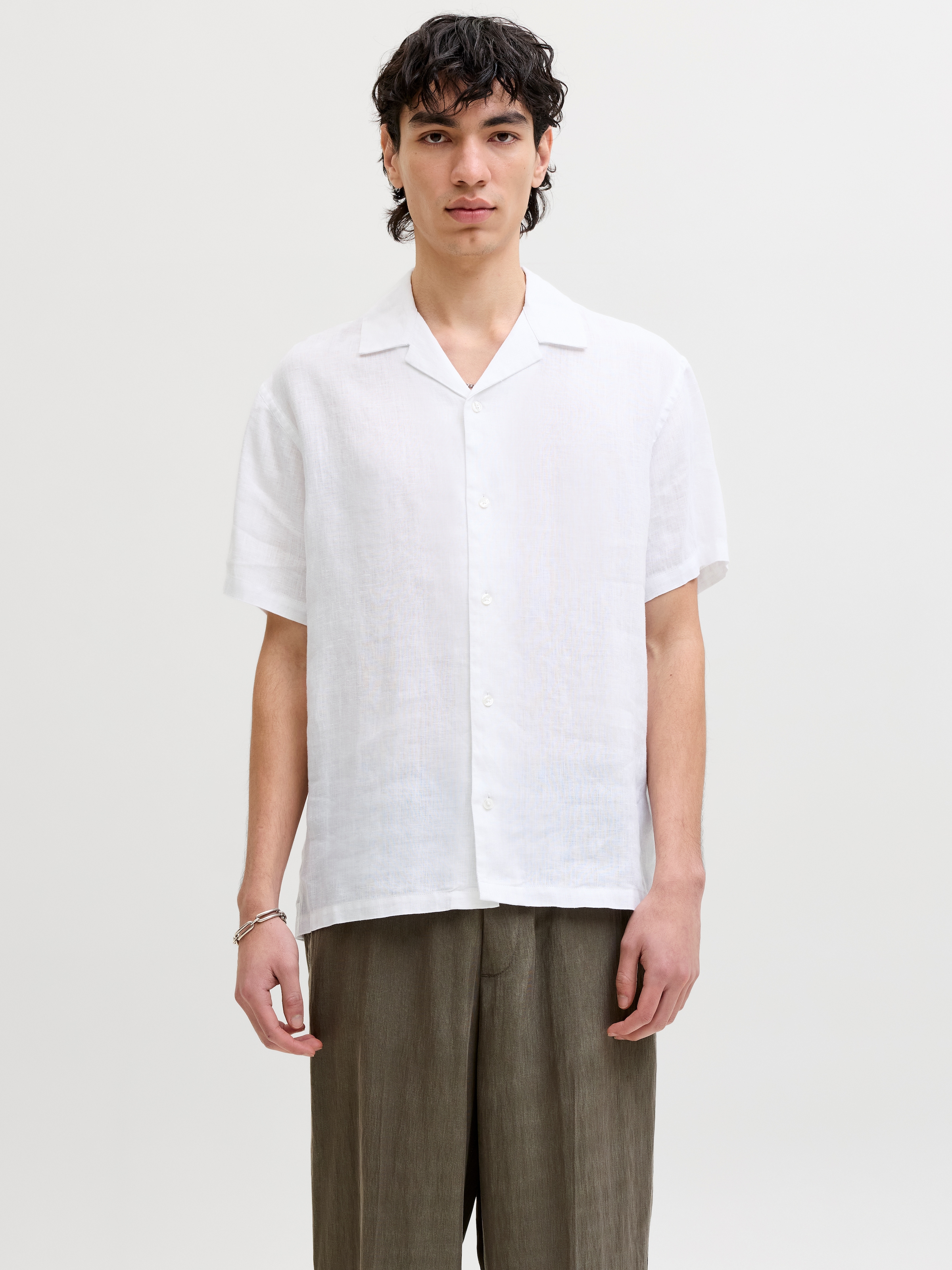 Jack & Jones Leinenhemd »JPRBLALAWRENCE LINEN RESORT S/S SHIRT SN« Leinen, relaxed fit