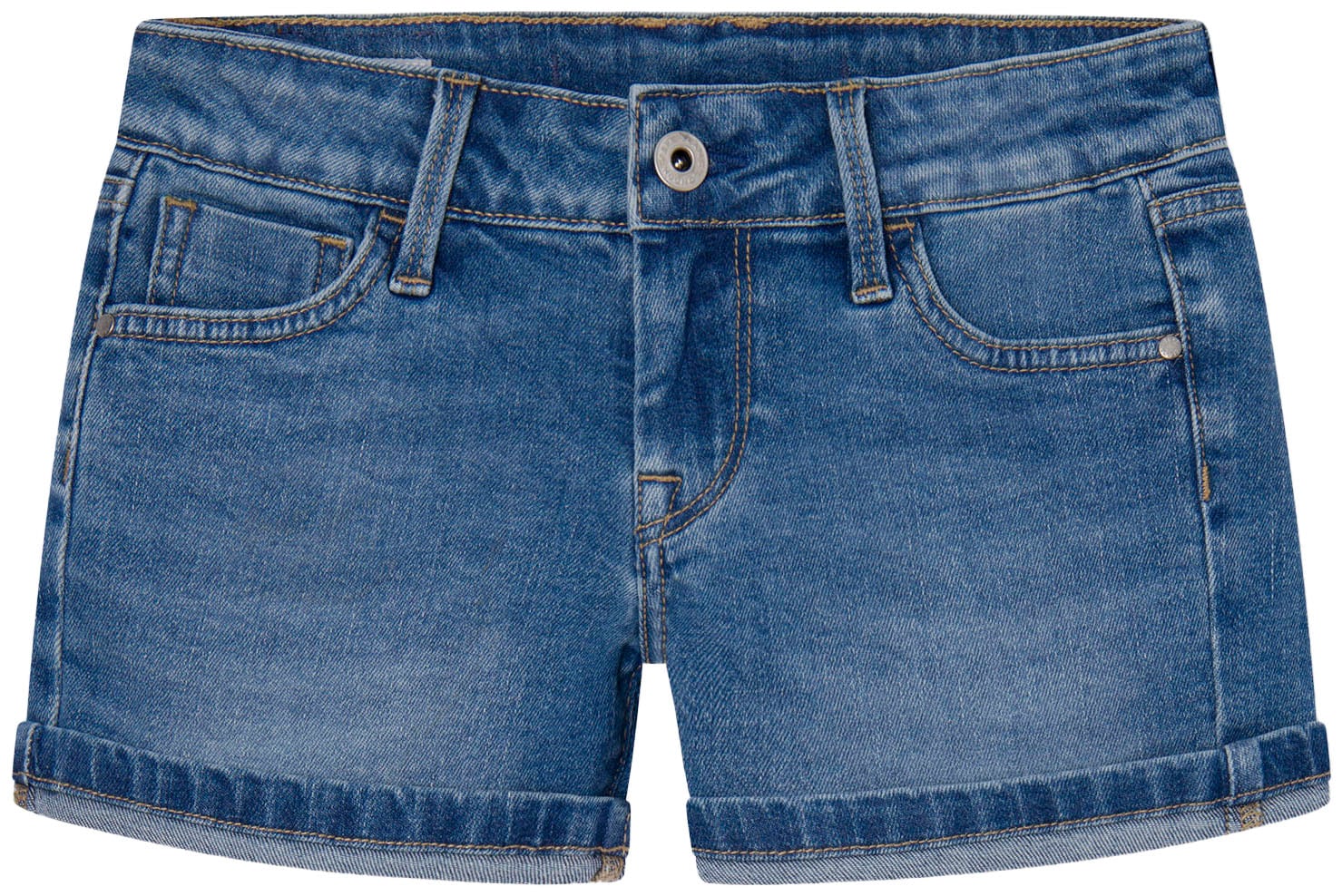 Pepe Jeans Shorts, mit Markenlabel auf der Rückseite