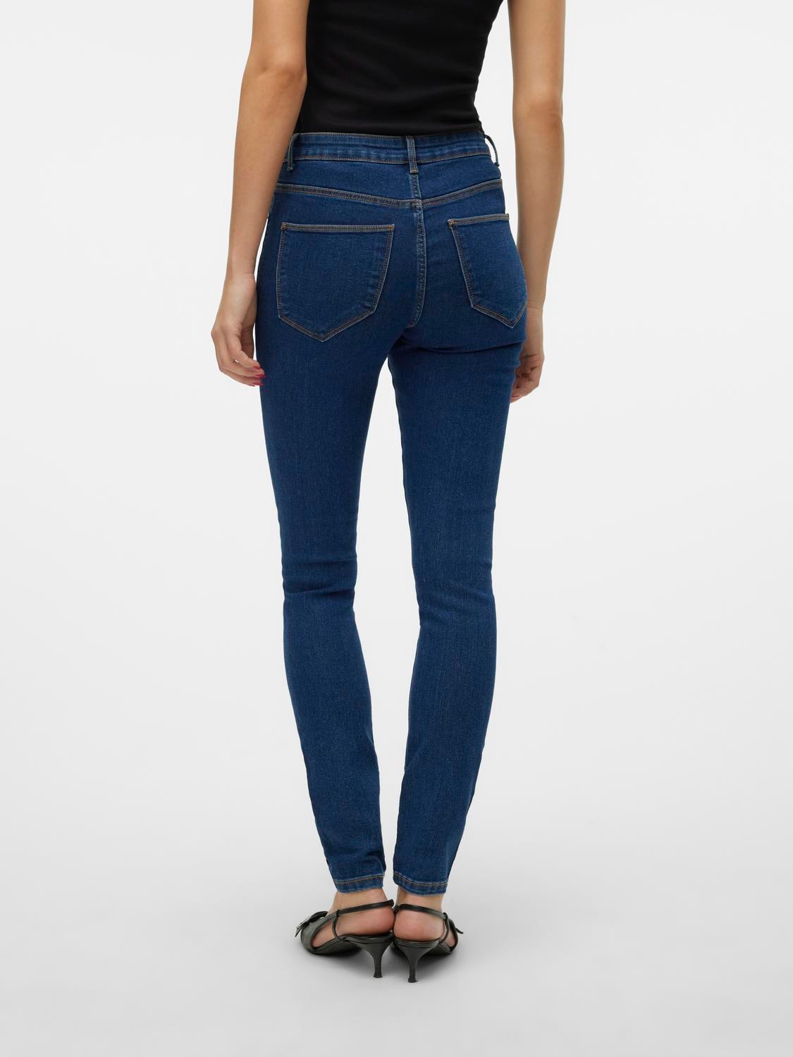 Vero Moda Skinny-fit-Jeans »VMELLY MR SKINNY JEANS BLUE NOOS«