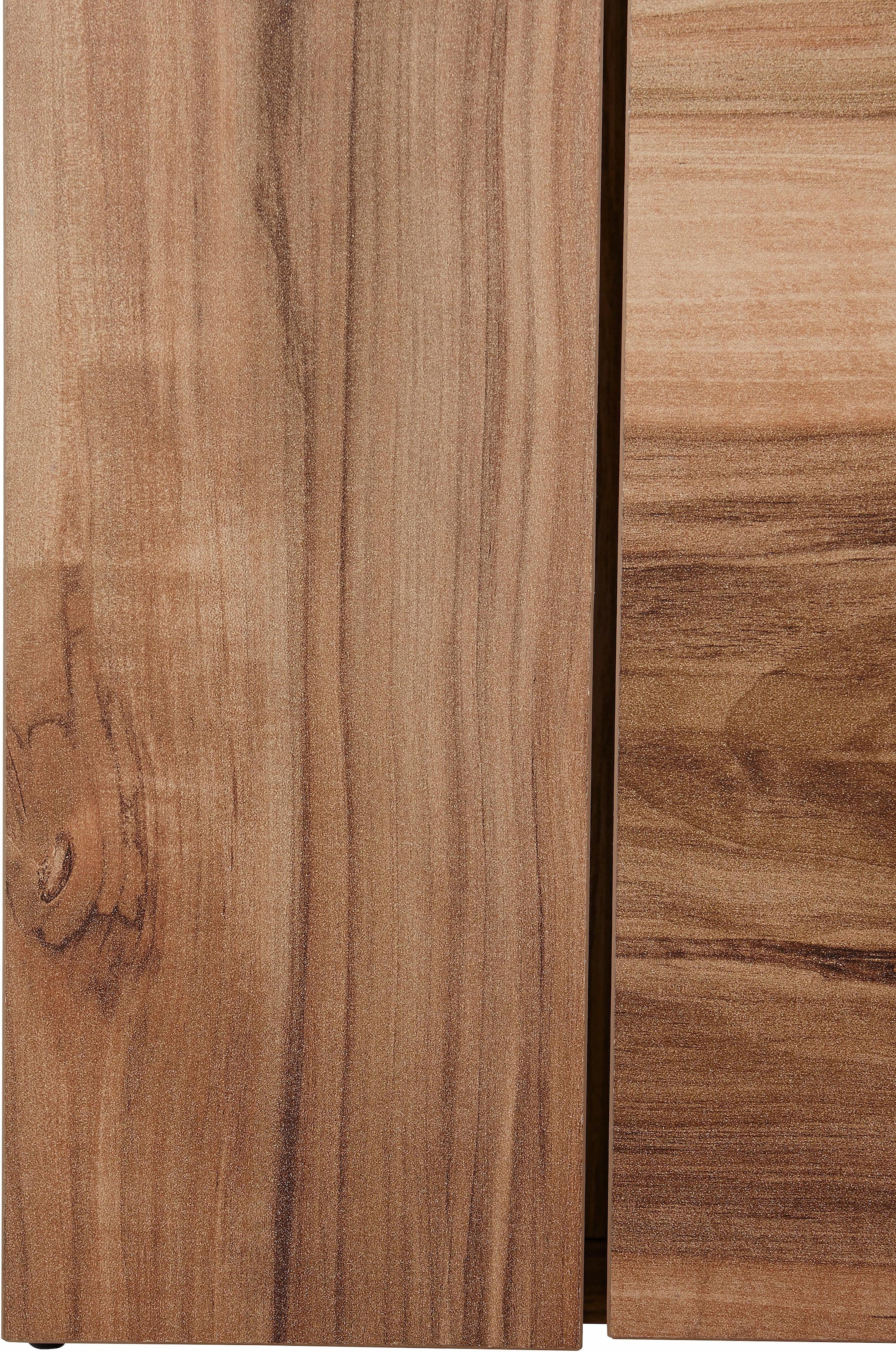 Home affaire Lowboard »Larona, zeitloses TV Board mit 1 Klappe und 2 offenen Fächern«, Breite 140 cm, Fernsehbank, viel Stauraum, dekorative Rahmenoptik