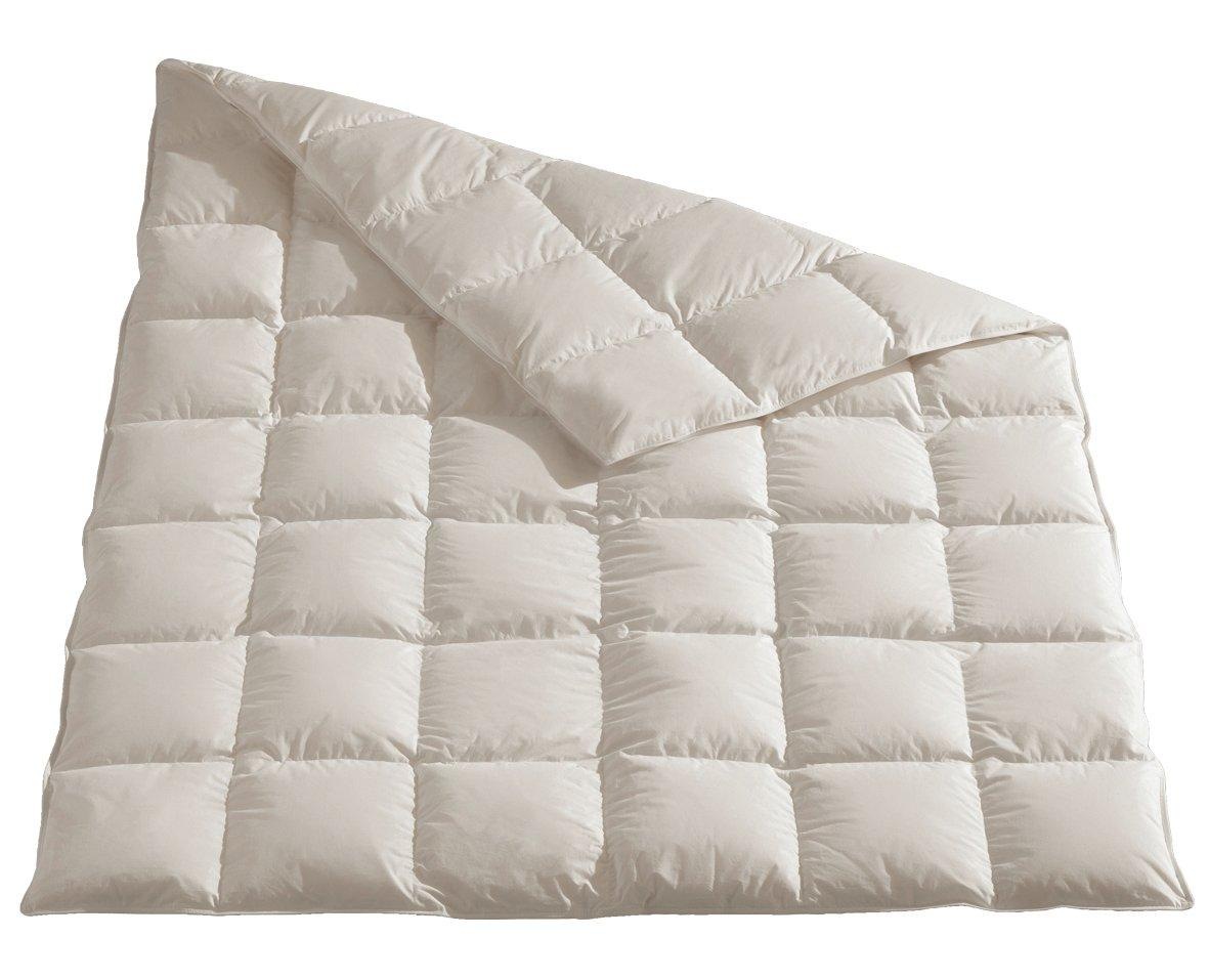 Haeussling Daunenbettdecke »Moschus Royal«, warm, Füllung 100 % Daunen, Bezug 100 % Baumwolle, (1 St.), Wärmeklasse: warm