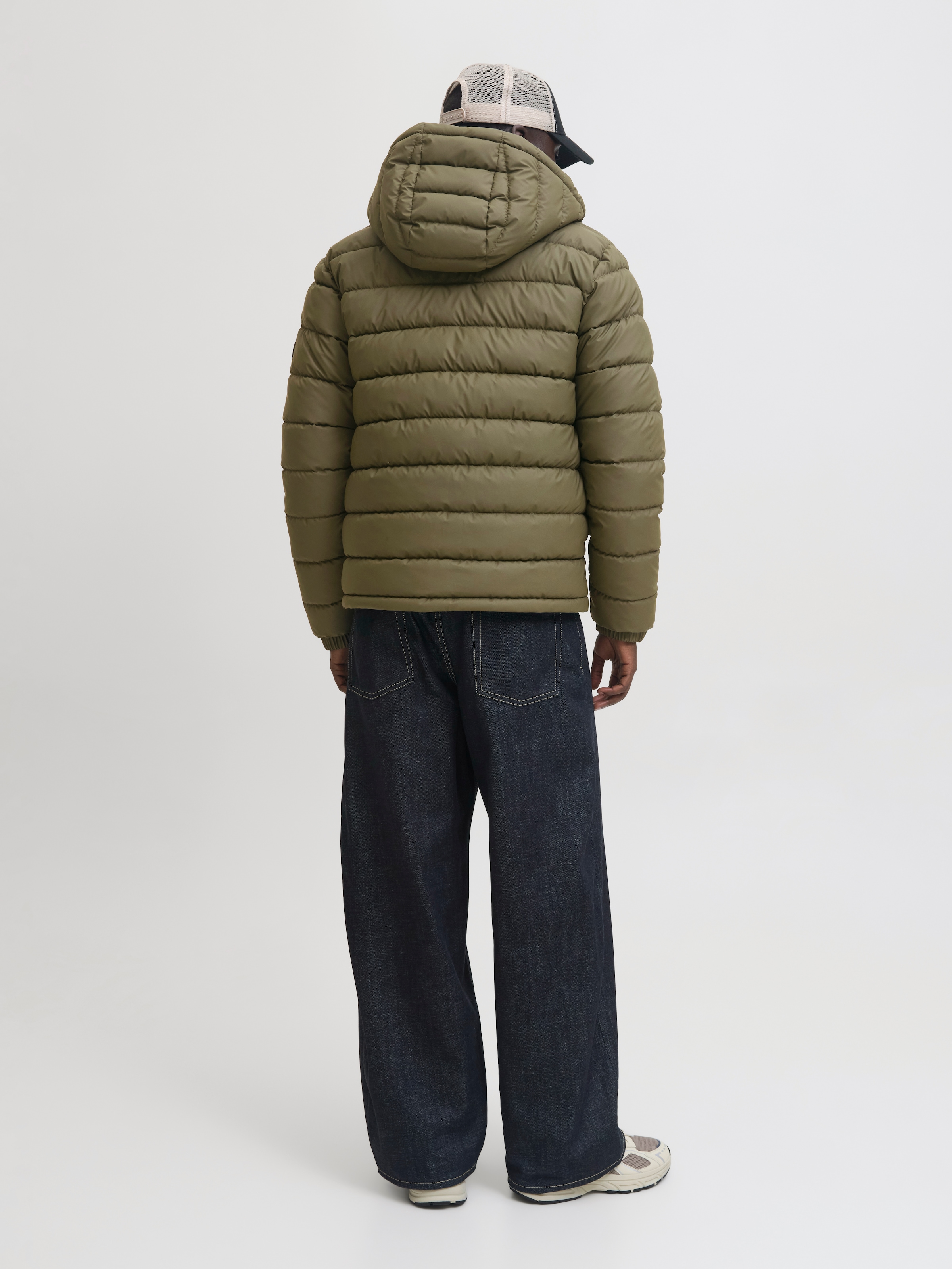 Jack & Jones Steppjacke »JCOPOINT PU PUFFER JACKET BF« mit Kapuze