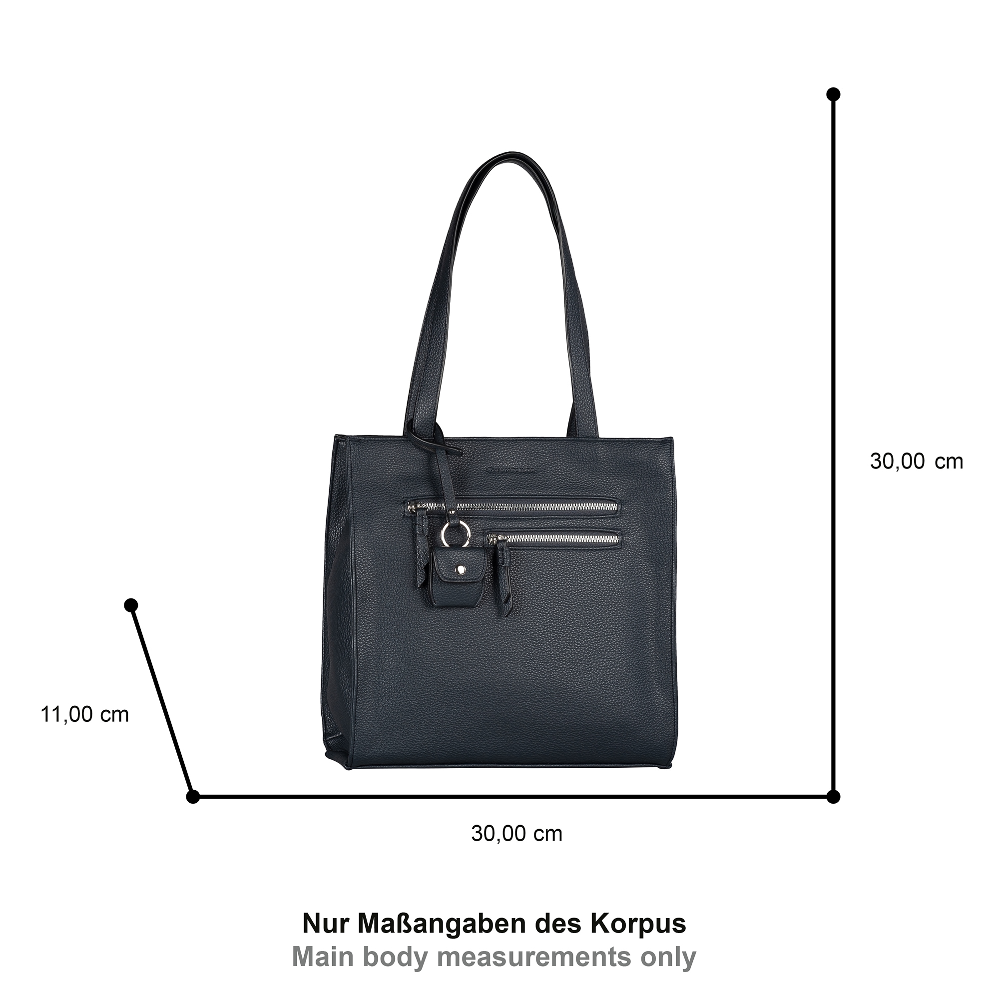 TOM TAILOR Shopper »Winona« aus weichem Lederimtiat mit praktischen Formaten