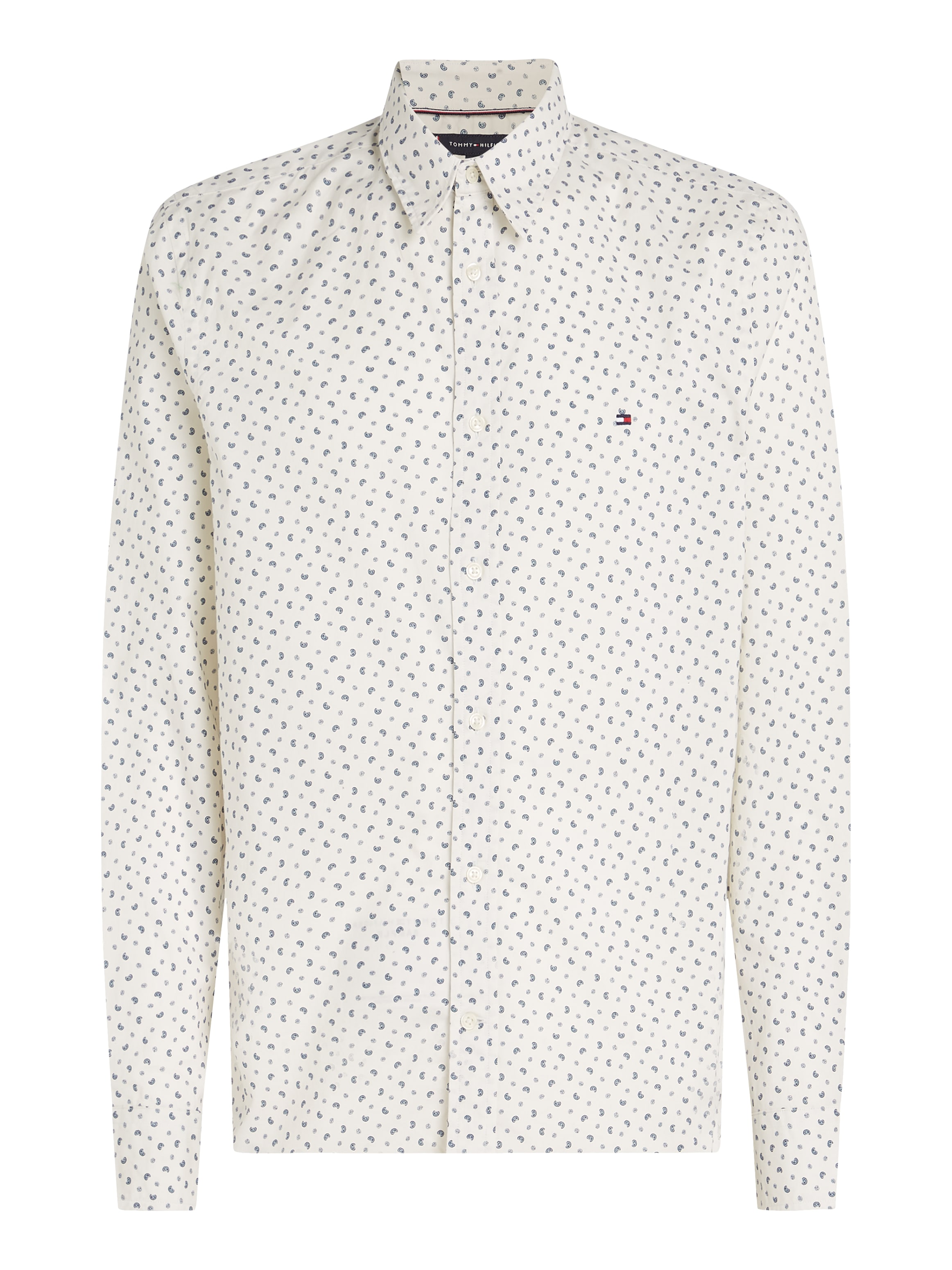 Tommy Hilfiger Langarmhemd »FLEX POPLIN AOP SF SHIRT«, mit Alloverprint