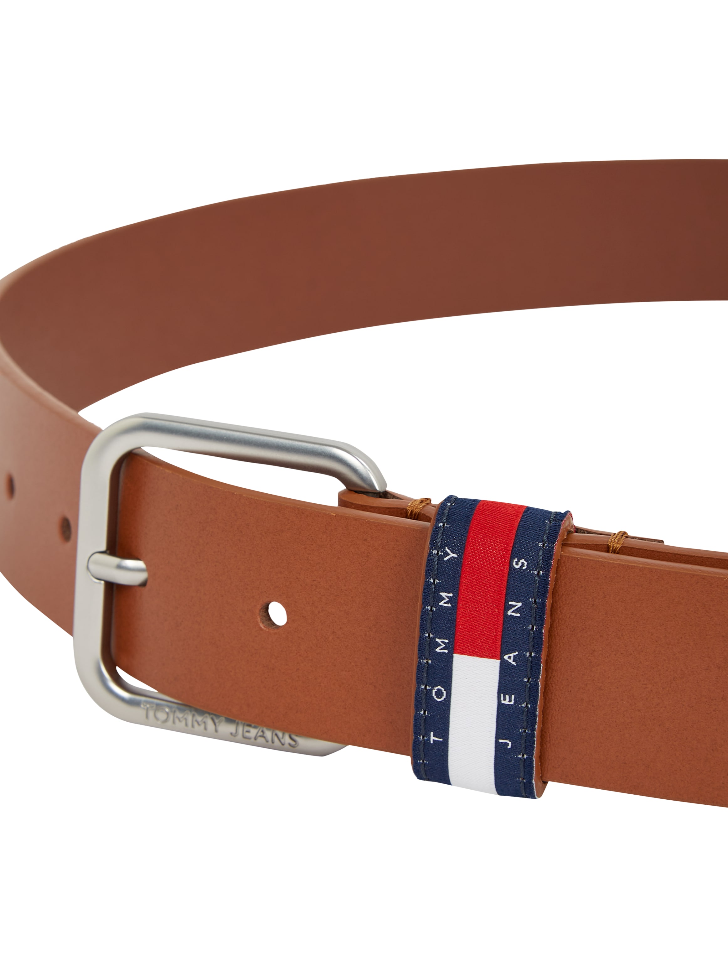 Tommy Jeans Ledergürtel »TJM RYAN 3.5«, Schlaufe mit Tommy Jeans-Badge