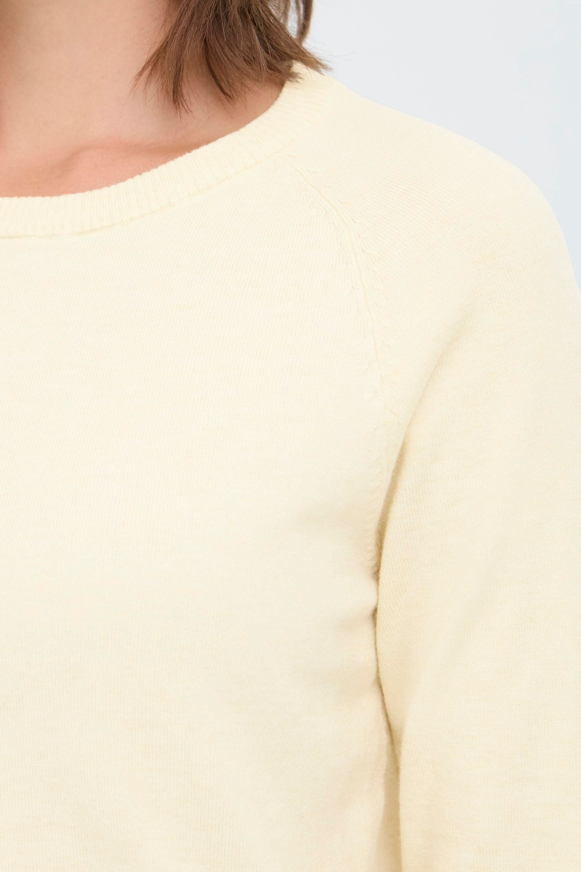 OXMO Strickfleece-Pullover »Strickpullover OXBMMNORA RAGLAN JUMPER«