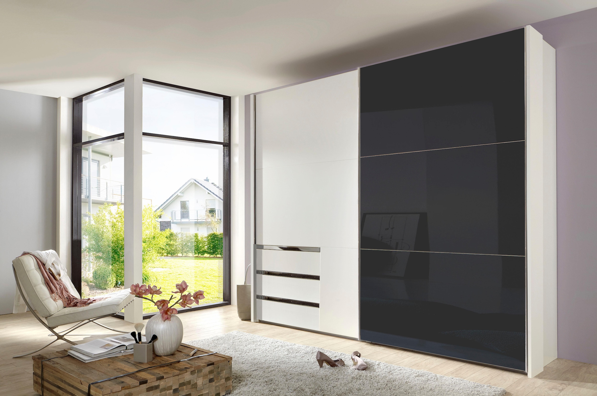 Wimex Schwebetürenschrank »Level by fresh to go«, mit Glastür
