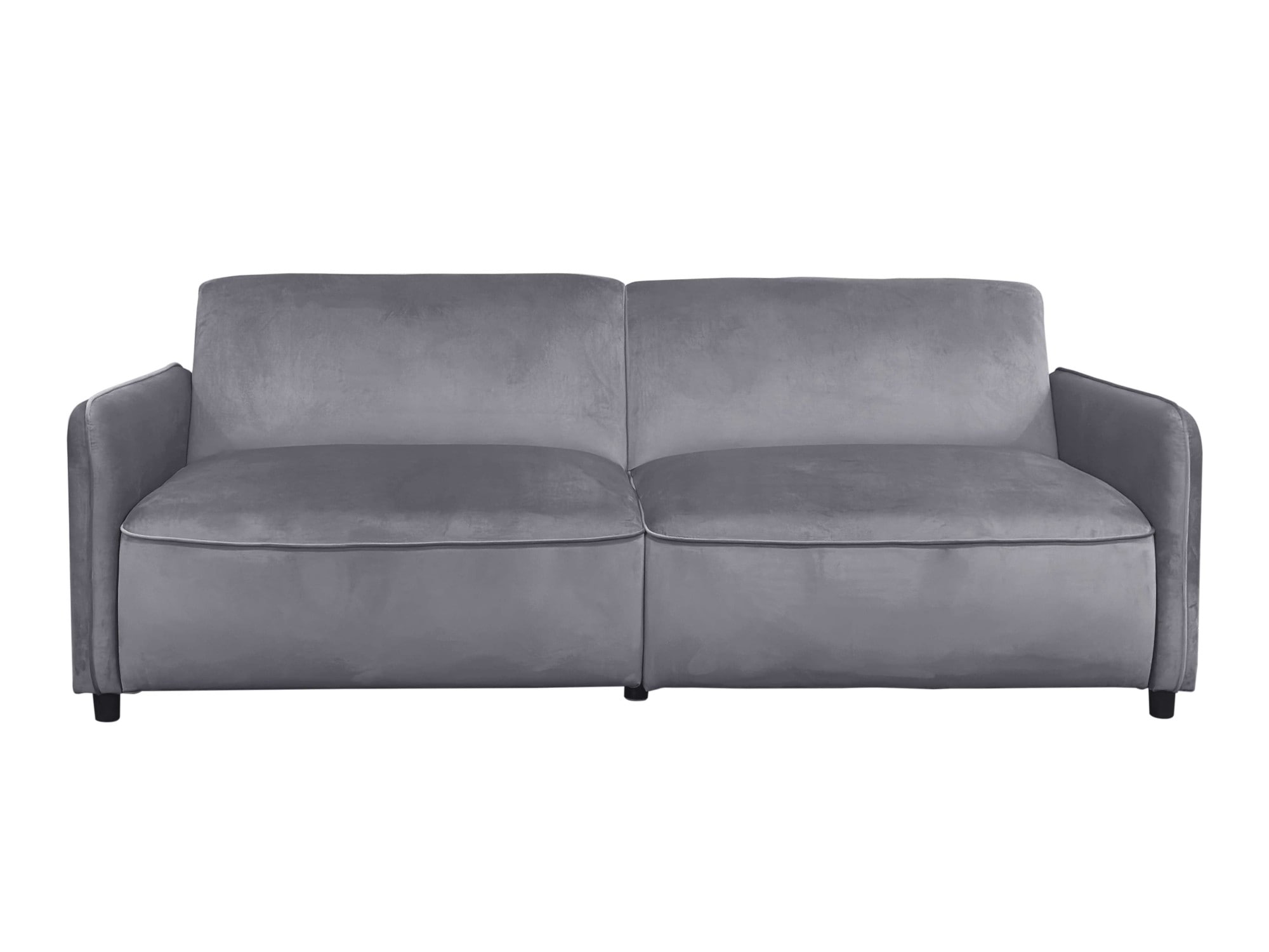 Dorel Home 3-Sitzer »Allie Curved Schlafsofa 209 cm«, Bettfunktion (110/190), verstellbare Rückenlehne, Cord u. Velours