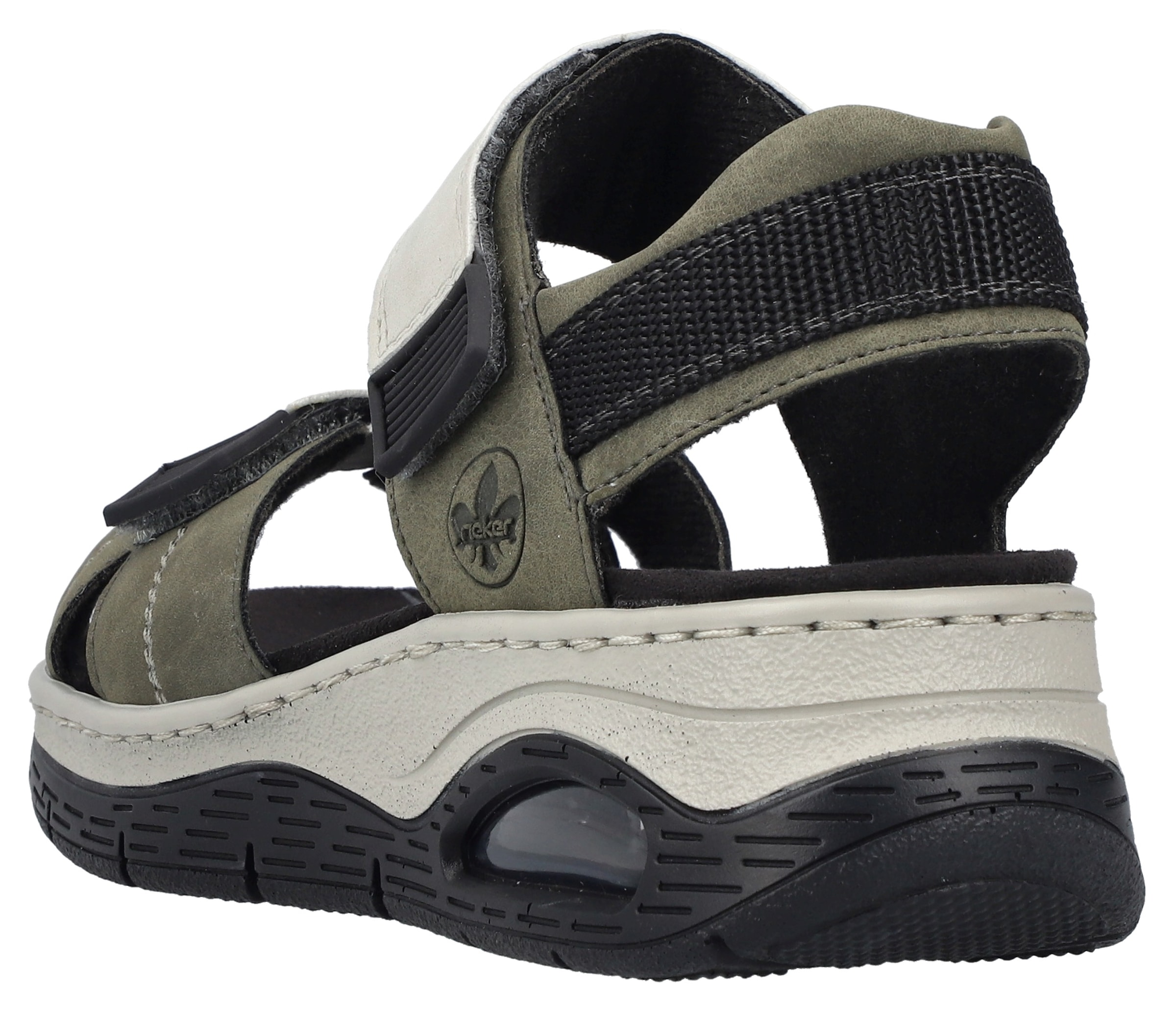Rieker Trekkingsandale, Outdoorsandale, Sommerschuh, Klettschuh mit Rieker Air-Funktion