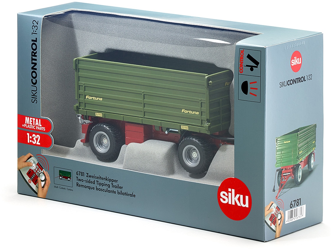 Siku Spielfahrzeug-Anhänger »SIKU Control, Zweiseitenkipper (6781)«, passend für SIKU Control Traktoren im Maßstab 1:32; mit Licht