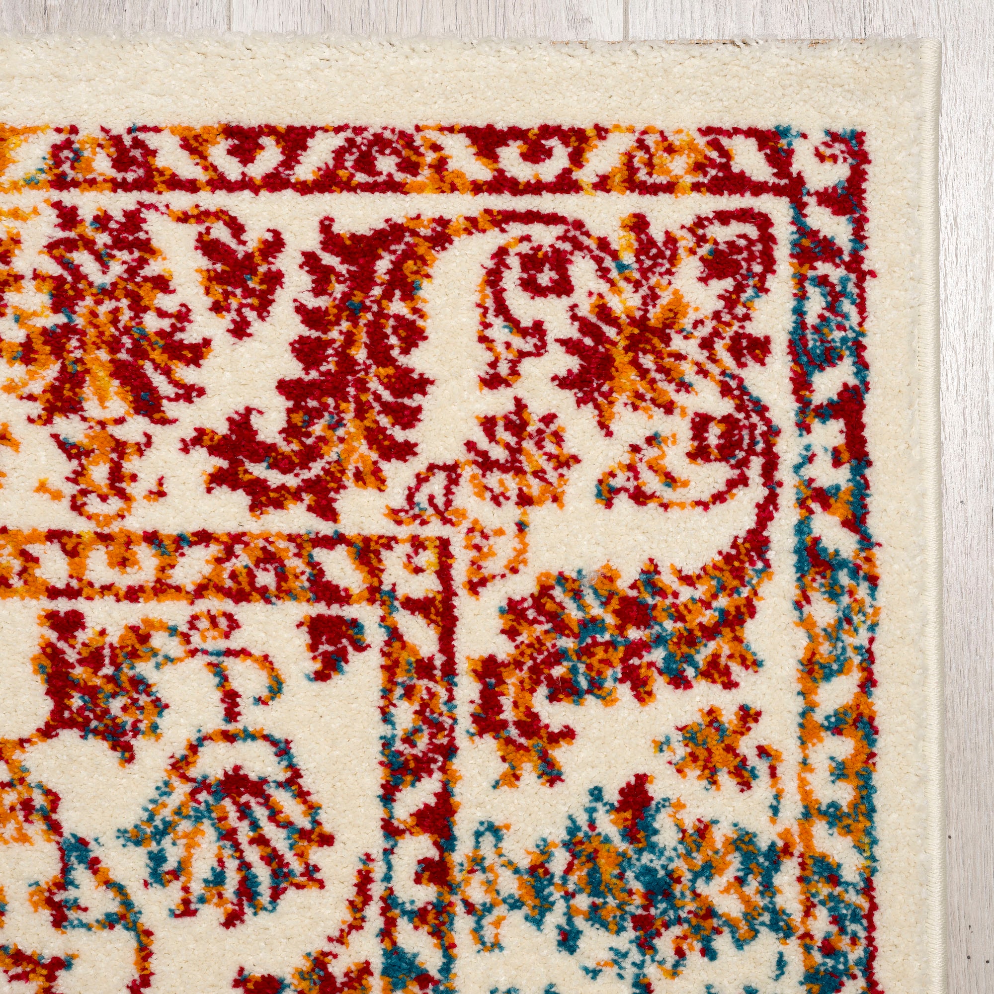 Sanat Teppich »Vintage 1606« rechteckig 13 mm Höhe Wohnzimmer, Kurzflor, Vintage Look, Retro