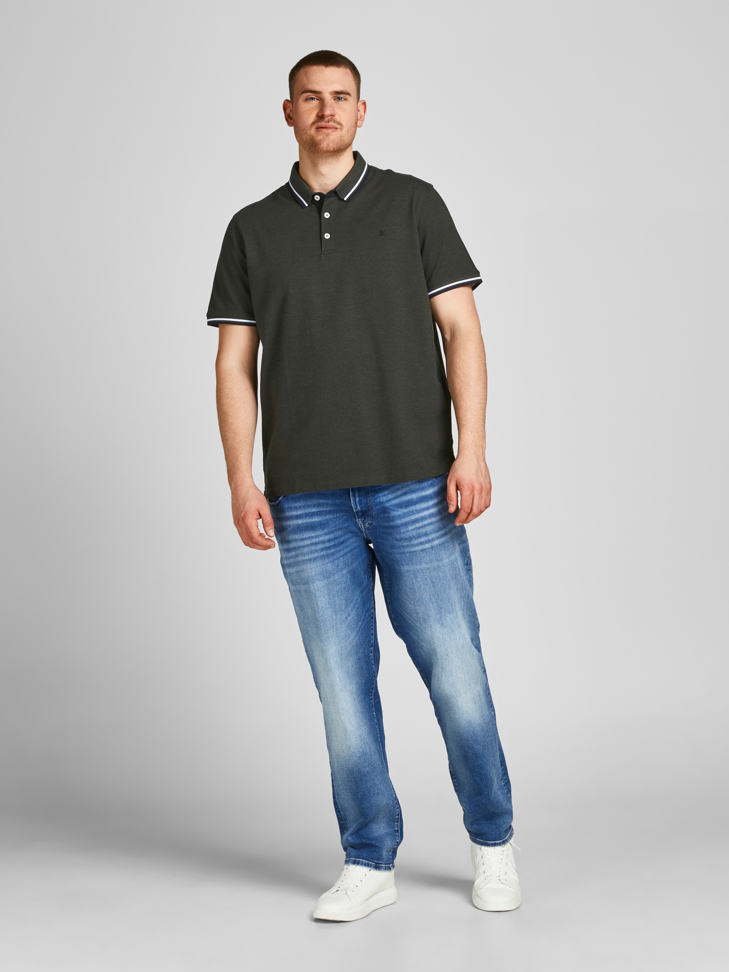 Jack & Jones PlusSize Poloshirt »Paulus Polo«, bis Größe 6XL
