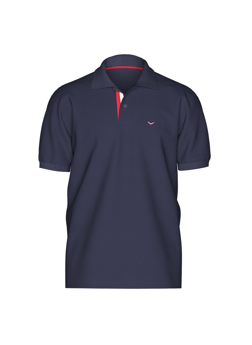 Trigema Poloshirt »TRIGEMA Poloshirt mit dreifarbiger Knopfleiste« 1 Stk. tlg.