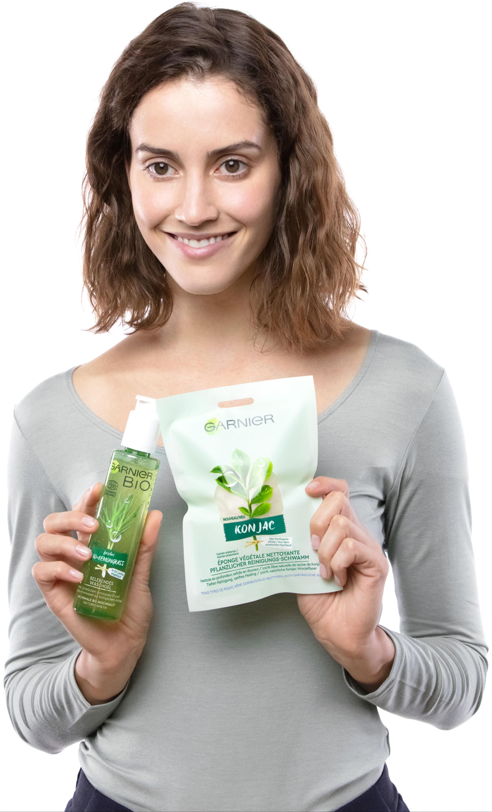 GARNIER Gesichtsreinigungsgel »Bio Lemongrass«, mit hoher Wirkungskraft