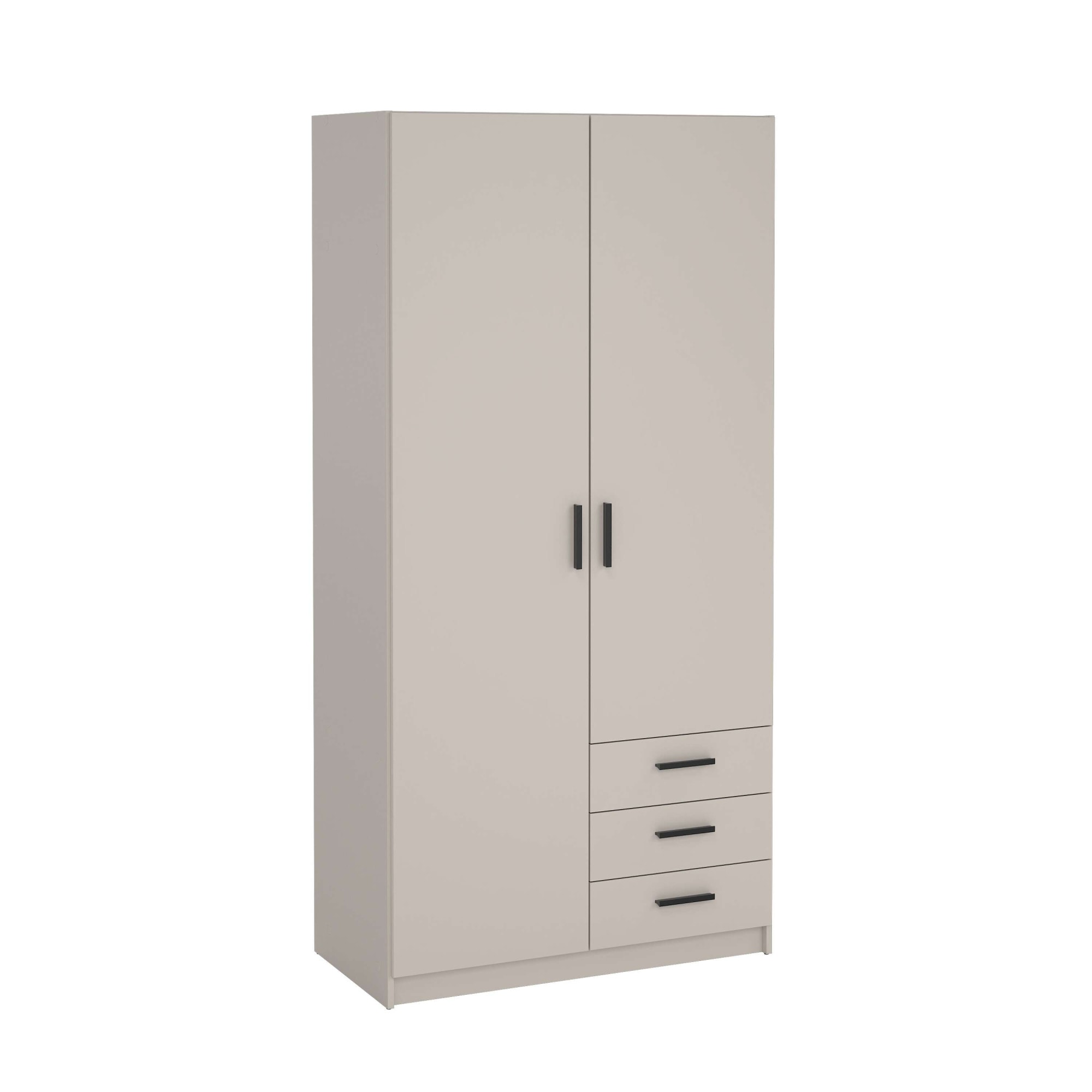 Home affaire Kleiderschrank »Sprint, viel Stauraum, robuste Qualität, 3 Breiten 98, 147, 195 cm« Breite 98,5/147 oder 195,5 cm, je mit Einlegeböden und Kleiderstange