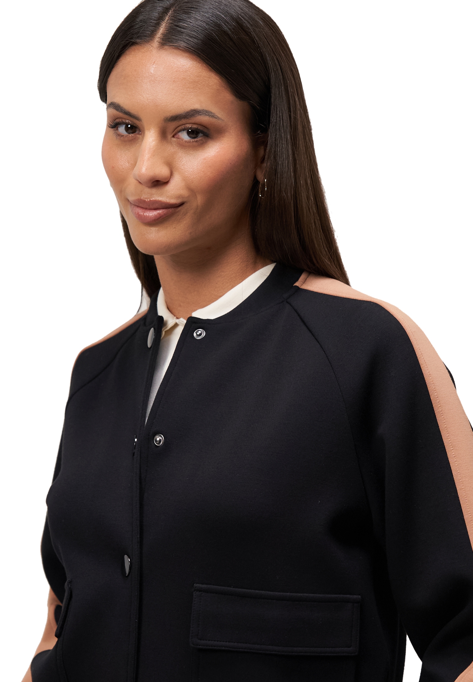 Zero Jackenblazer »Jacke mit Kontraststreifen«