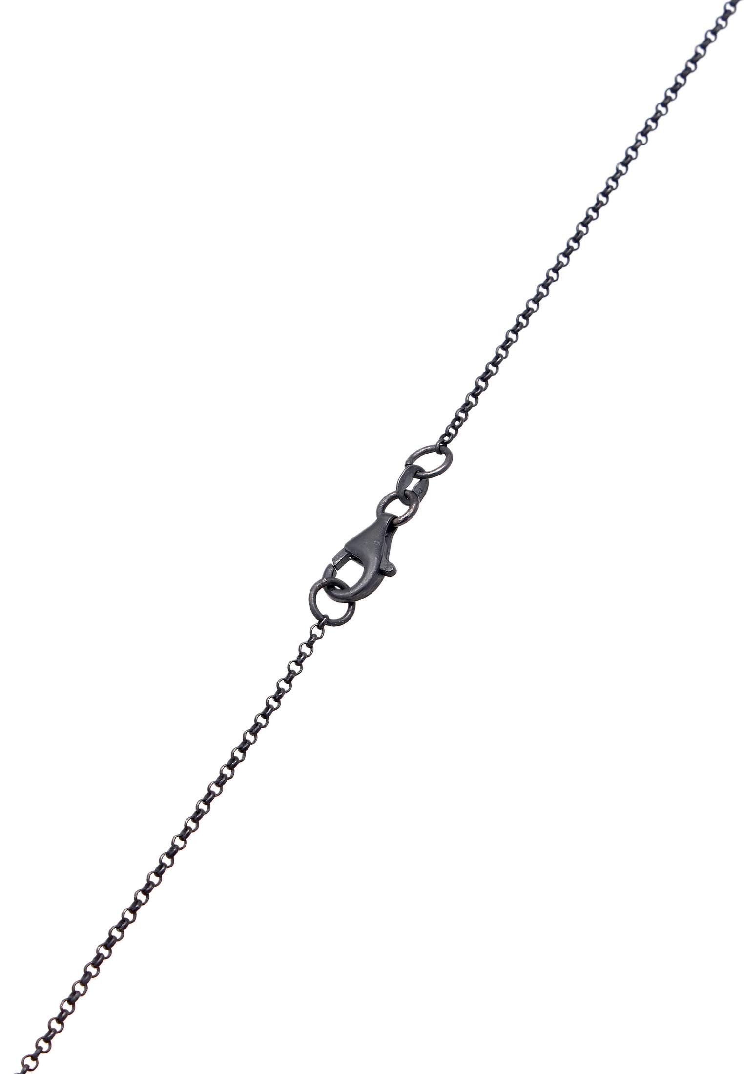 Kuzzoi Kette mit Anhänger »Halskette Herren Dog Tag Military Platte Brushed 925 Silber«