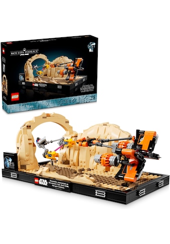 Konstruktionsspielsteine »Podrennen in Mos Espa – Diorama (75380), LEGO Star Wars TM«,...